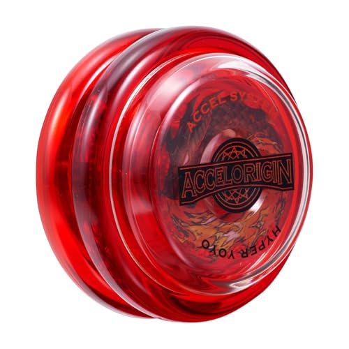 Bandai 60001 Accel Hyper Yo Red, Skill Game, Optimised JoJo for Children from 8 Years, with its Accel System, Test All Tricks Quickly and Easily