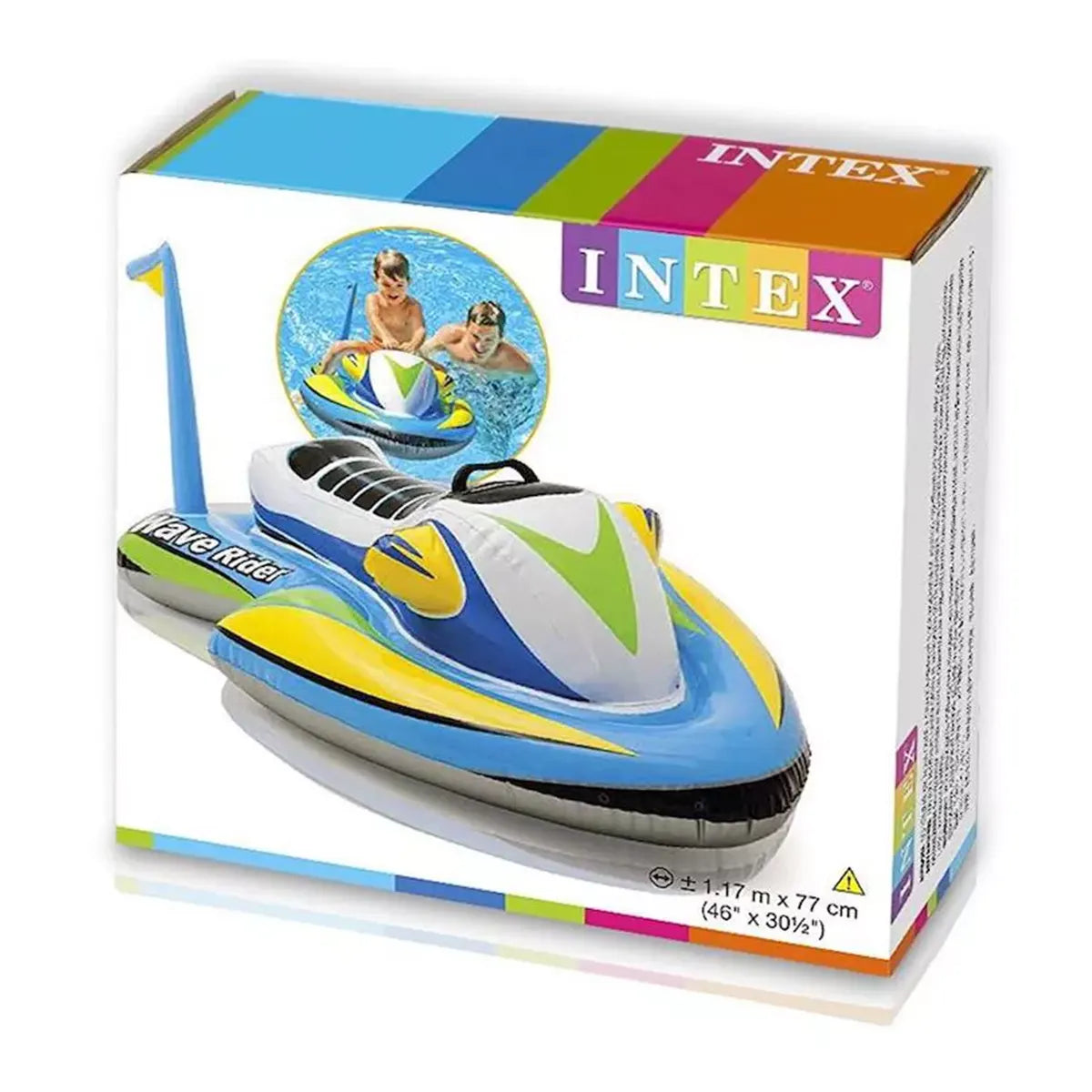 Intex Wave Rider Ride-On Float, Inflatable Water Toy for Kids Ages 3+
