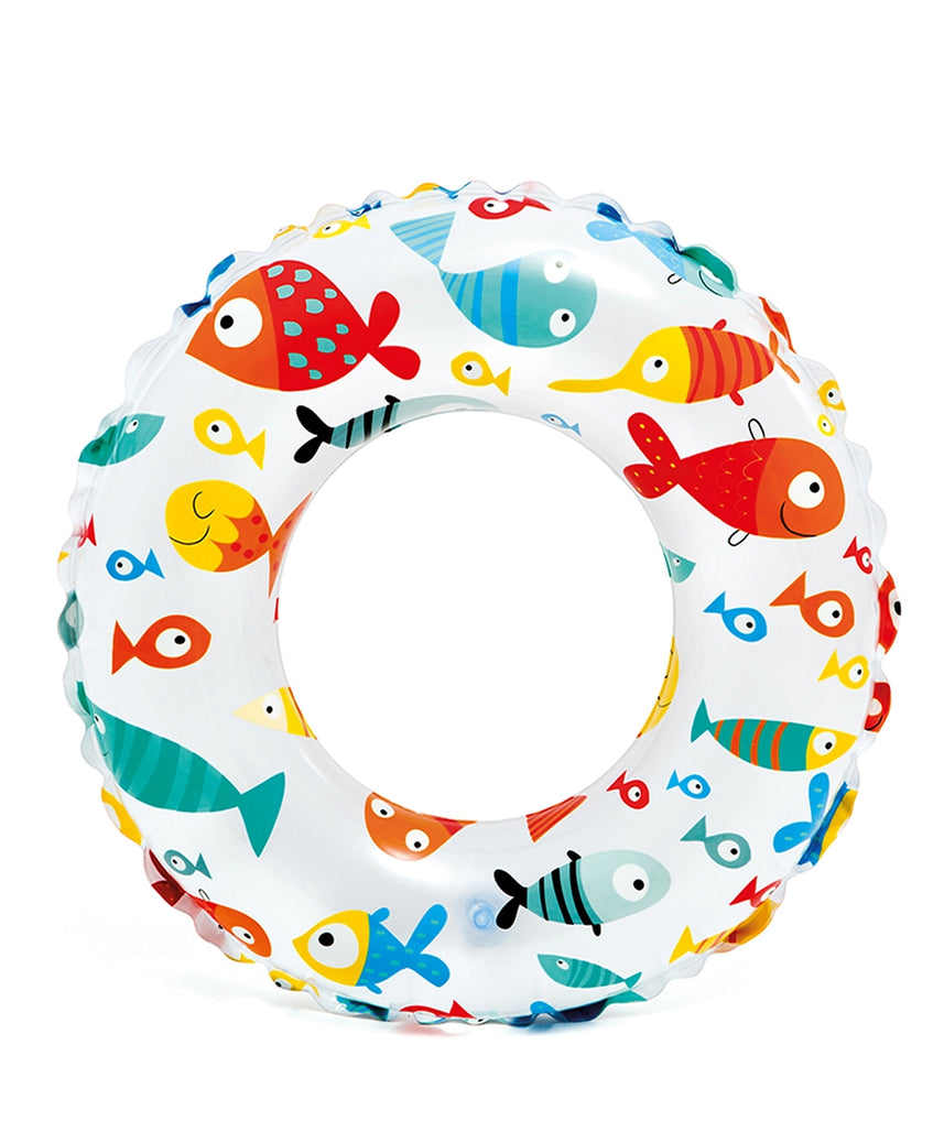 Intex Lively Print Swim Rings, Inflatable Pool & Water Float, 61 cm, Multi-Color