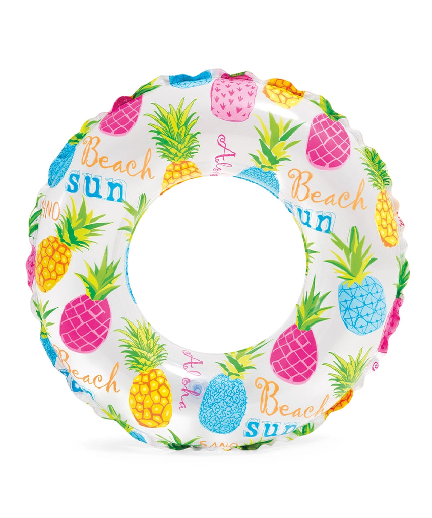 Intex Lively Print Swim Rings, Inflatable Pool & Water Float, 61 cm, Multi-Color