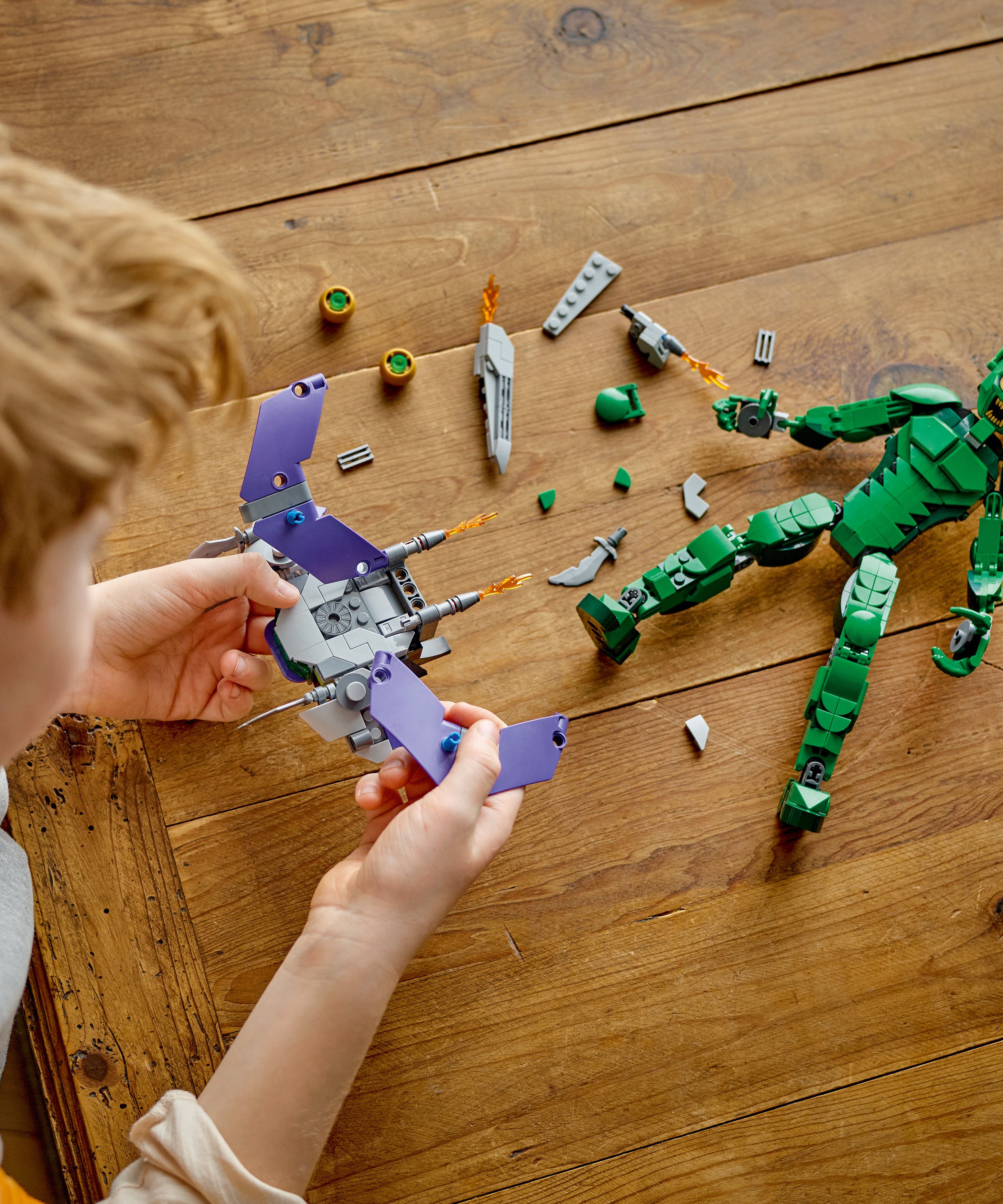 LEGO Marvel 76284 Green Goblin Construction Figure V29 for Boys 8+ Poseable Super Villain Action Building Toy