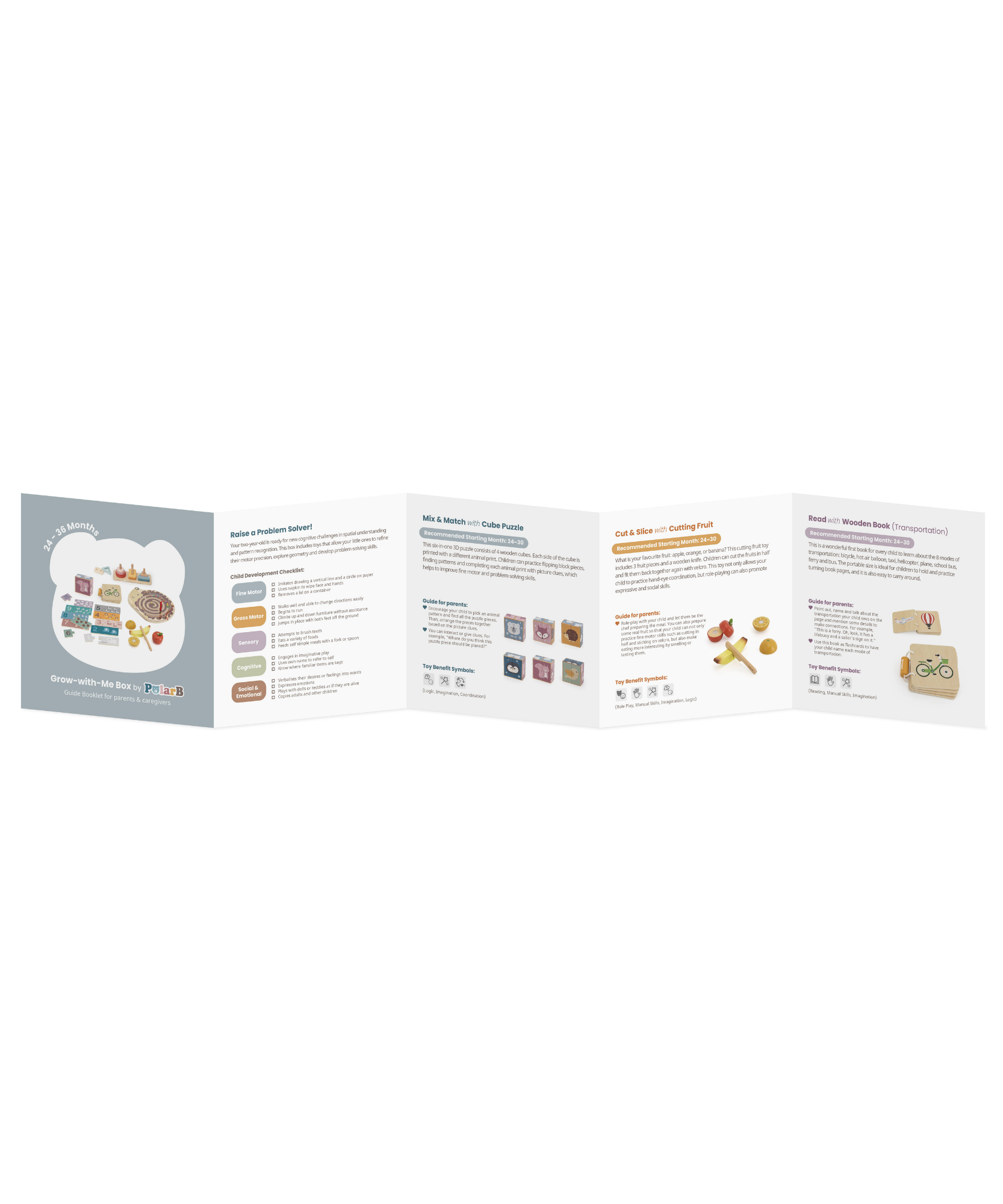 مجموعة ألعاب تعليمية خشبية من PolarB Grow-with-Me للأطفال الصغار، صديقة للبيئة، لعبة لتنمية المهارات الحسية والإدراكية والحركية الدقيقة، مناسبة للأطفال من الأولاد والبنات من عمر سنتين إلى ثلاث سنوات