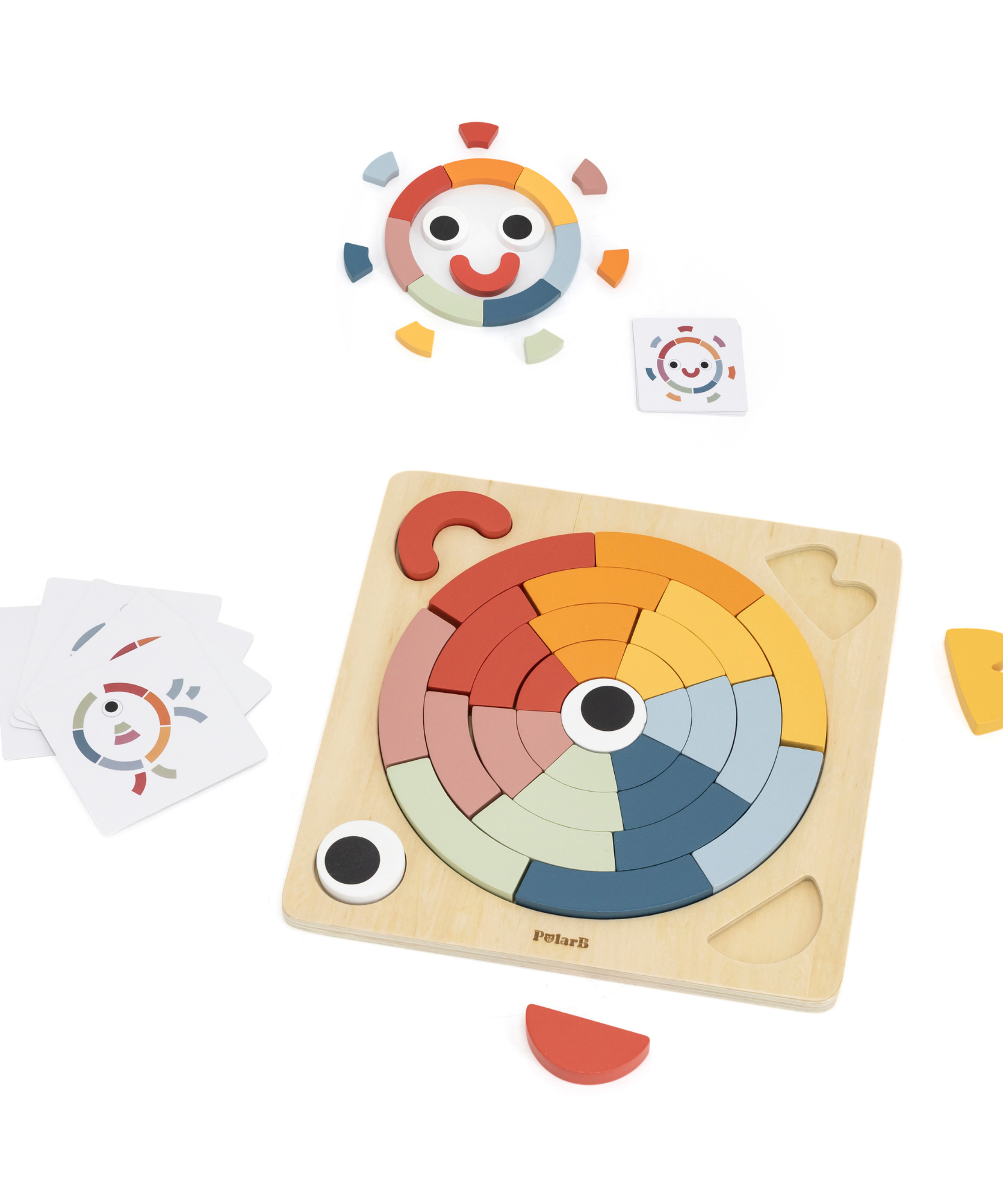 مجموعة ألعاب تعليمية للأطفال الصغار من PolarB Grow-with-Me Free Spirits، تُنمي المهارات الحسية والحركية والذاكرة والعواطف والأنشطة الإبداعية، وهي ألعاب خشبية صديقة للبيئة للأطفال من سن 3 سنوات فما فوق