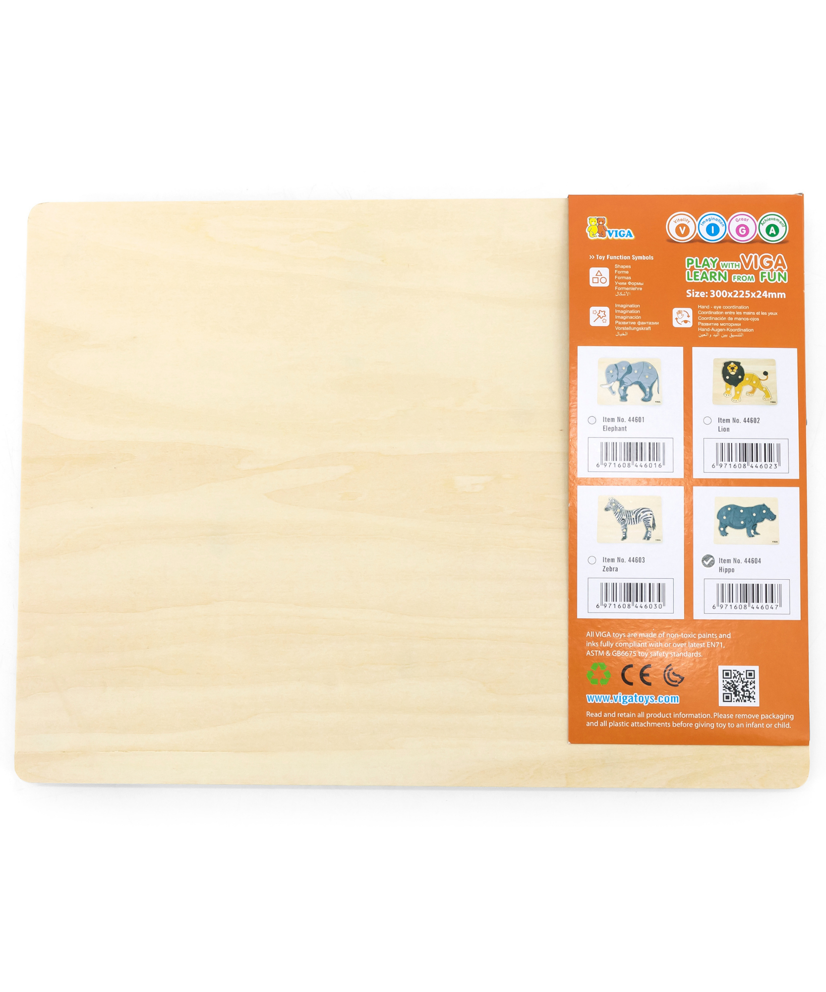 Viga Wooden Waste Sorting Toy, Montessori Educational Recycling Game, Develops Concentration, Classification & Environmental Awareness, Eco-Friendly & Non-Toxic, for Boys & Girls Ages 3+