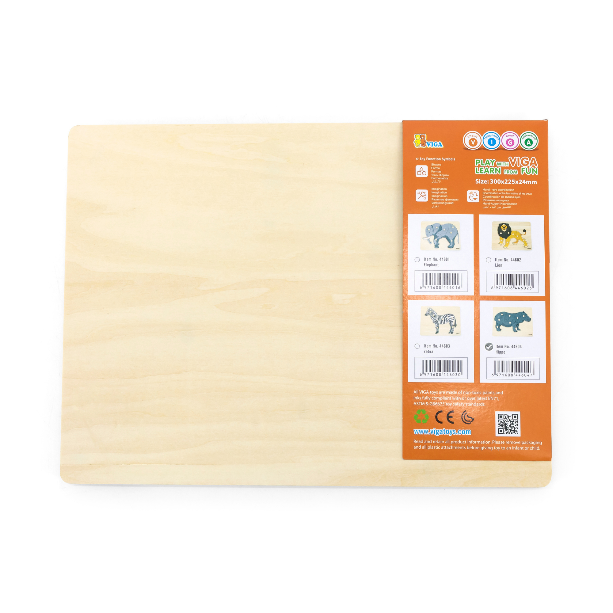 Viga Wooden Waste Sorting Toy, Montessori Educational Recycling Game, Develops Concentration, Classification & Environmental Awareness, Eco-Friendly & Non-Toxic, for Boys & Girls Ages 3+