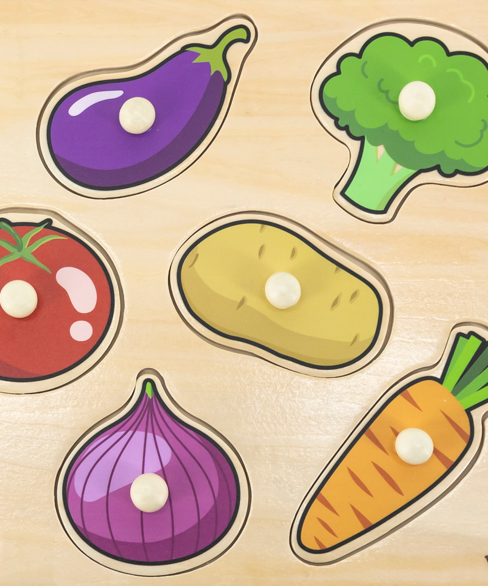 لعبة أحجية فيجا فيجيلز، مكونة من 8 قطع بمقبض، لعبة مونتيسوري خشبية، تنمي المهارات الحسية والإدراكية والحركية الدقيقة، لعبة تعليمية للأطفال غير سامة وصديقة للبيئة، مناسبة للأولاد والبنات من سن 18 شهرًا فما فوق