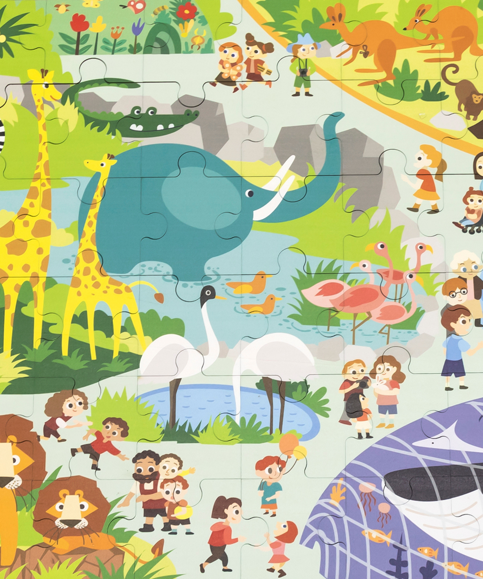 لعبة أحجية الصور المقطوعة من فيجا زوو، 48 قطعة، لعبة مونتيسوري الخشبية، تُنمّي المهارات الحسية والإدراكية والحركية الدقيقة، لعبة تعليمية للأطفال غير سامة وصديقة للبيئة، مناسبة للأولاد والبنات من عمر 3 سنوات فما فوق