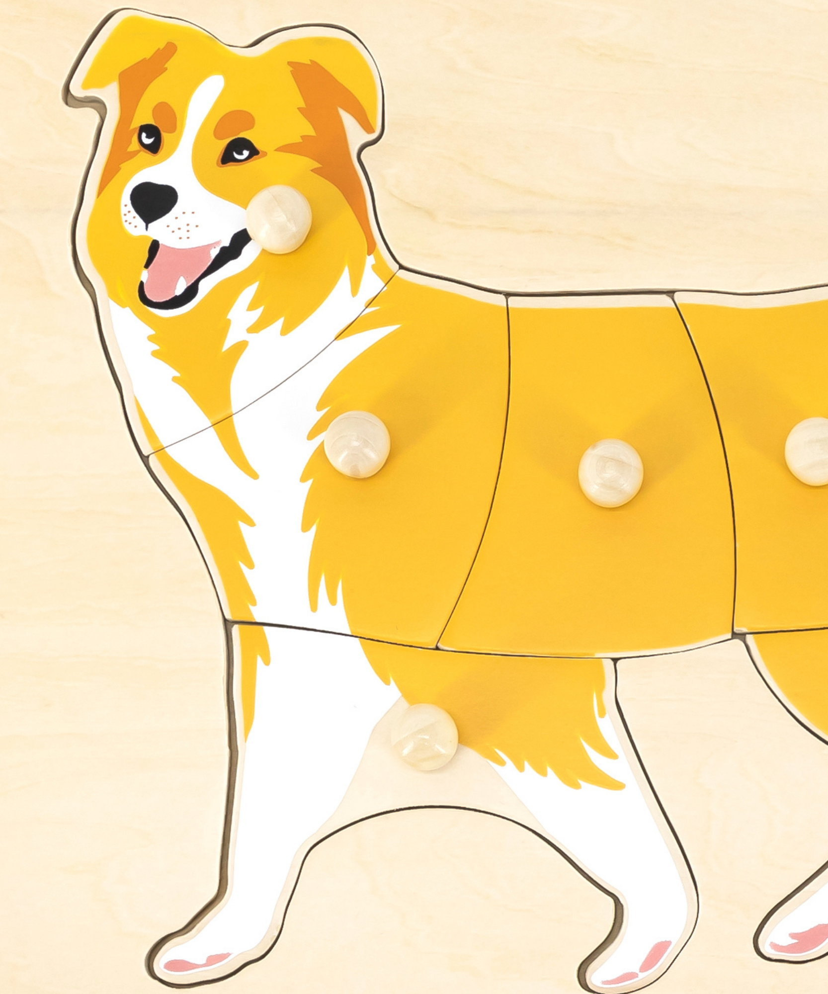 لعبة فيجا دوج، حيوانات المزرعة، أحجية بمقبض من 8 قطع، لعبة مونتيسوري الخشبية، تُنمّي المهارات الحسية والإدراكية والحركية الدقيقة، لعبة تعليمية للأطفال غير سامة وصديقة للبيئة، مناسبة للأطفال من سن 18 شهرًا فما فوق