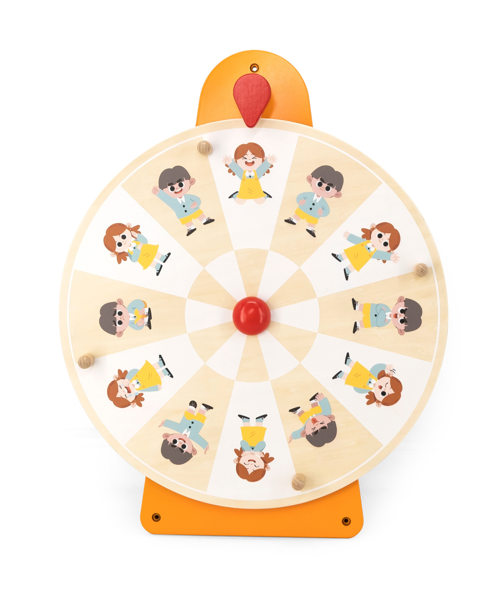 لعبة حائط خشبية من فيجا - قرص دوار للحركة والعاطفة، لوحة أنشطة تعليمية من مونتيسوري، تُنمي الذكاء العاطفي والتركيز والمهارات الحركية، صديقة للبيئة وغير سامة، للأولاد والبنات من عمر 18 شهرًا فما فوق