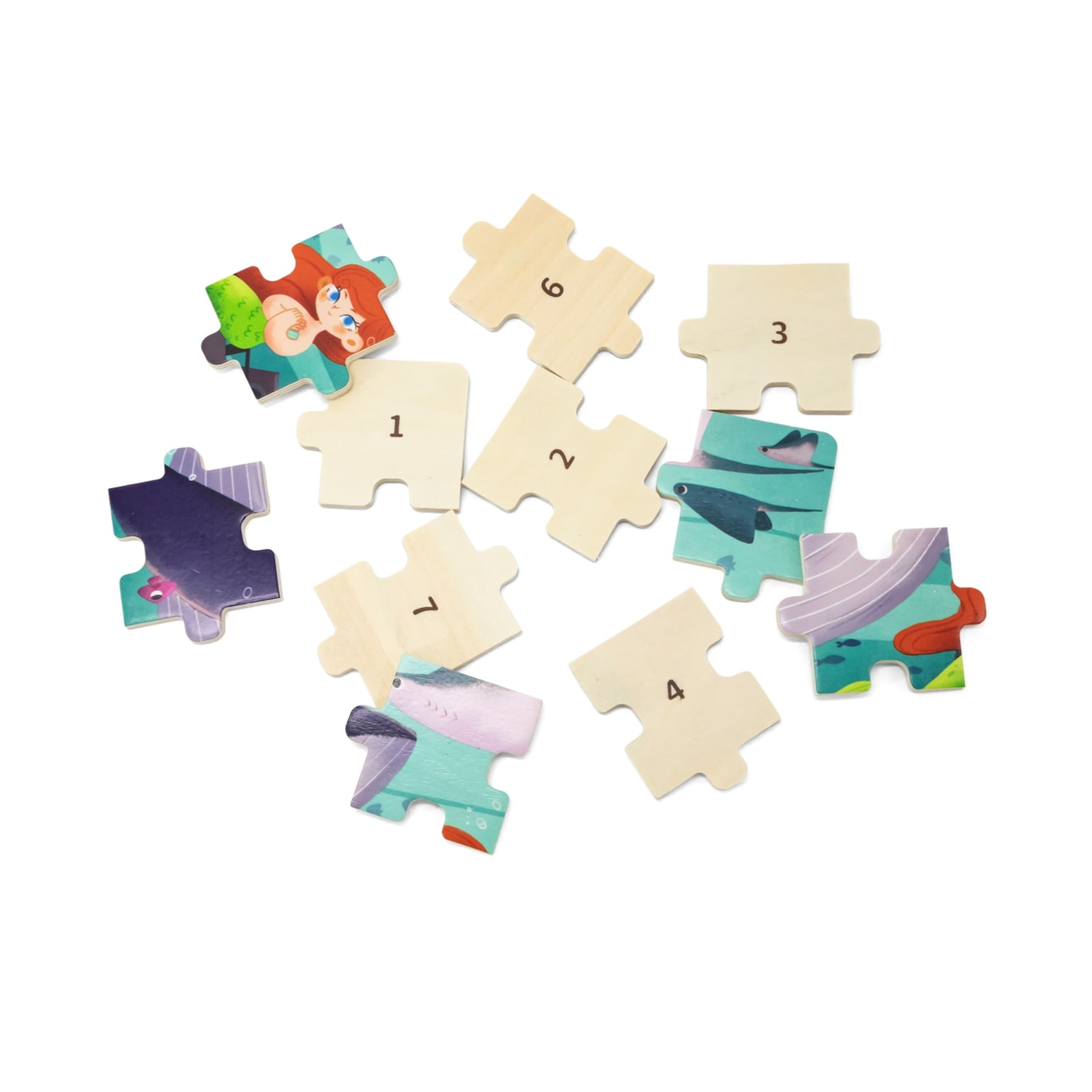 لغز الصور المقطوعة من فيجا سي سيكريت، 24 قطعة، لعبة مونتيسوري الخشبية، تنمي المهارات الحسية والإدراكية والحركية الدقيقة، لعبة تعليمية للأطفال غير سامة وصديقة للبيئة، مناسبة للأولاد والبنات من عمر سنتين فما فوق