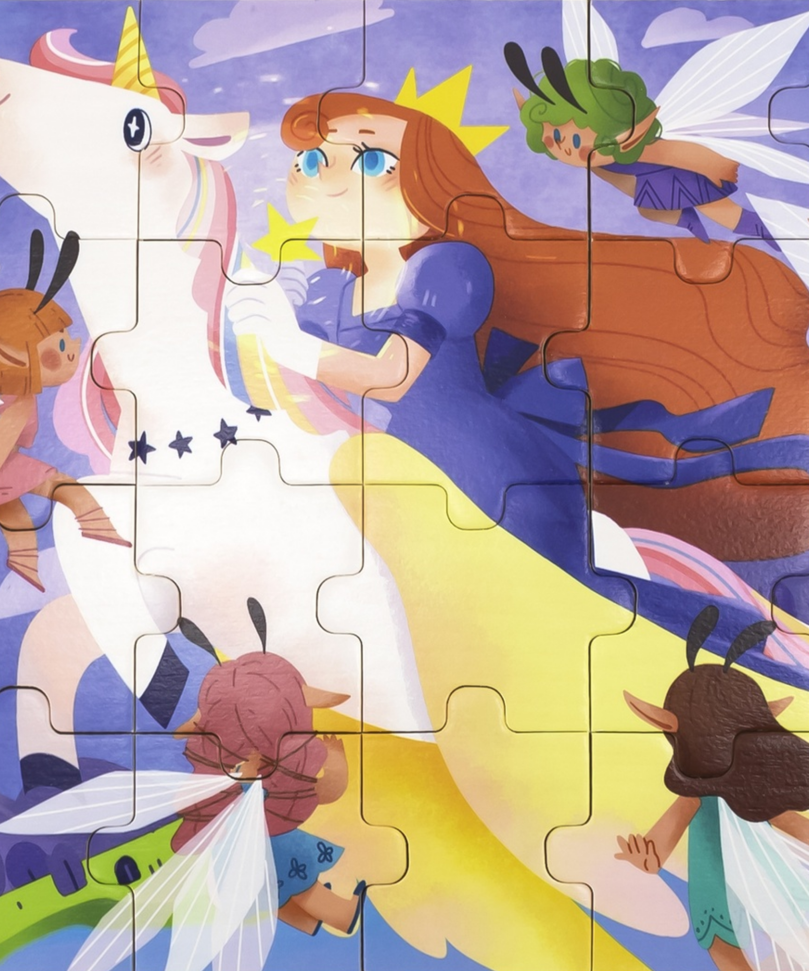 لعبة أحجية الصور المقطوعة من فيجا فيري تيل، مكونة من 24 قطعة، لعبة مونتيسوري الخشبية، تنمي المهارات الحسية والإدراكية والحركية الدقيقة، لعبة تعليمية للأطفال غير سامة وصديقة للبيئة، مناسبة للأولاد والبنات من عمر سنتين فما فوق