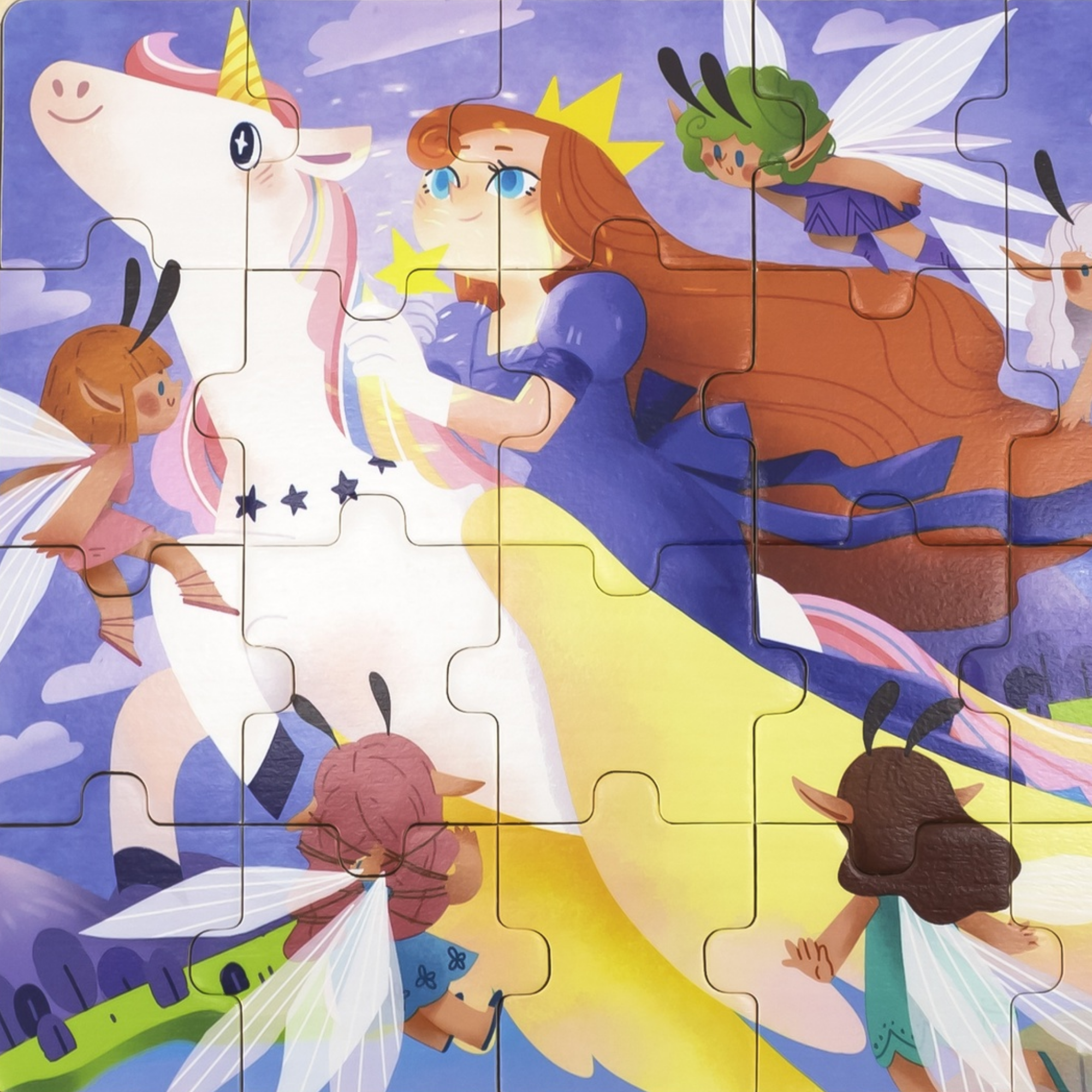 لعبة أحجية الصور المقطوعة من فيجا فيري تيل، مكونة من 24 قطعة، لعبة مونتيسوري الخشبية، تنمي المهارات الحسية والإدراكية والحركية الدقيقة، لعبة تعليمية للأطفال غير سامة وصديقة للبيئة، مناسبة للأولاد والبنات من عمر سنتين فما فوق