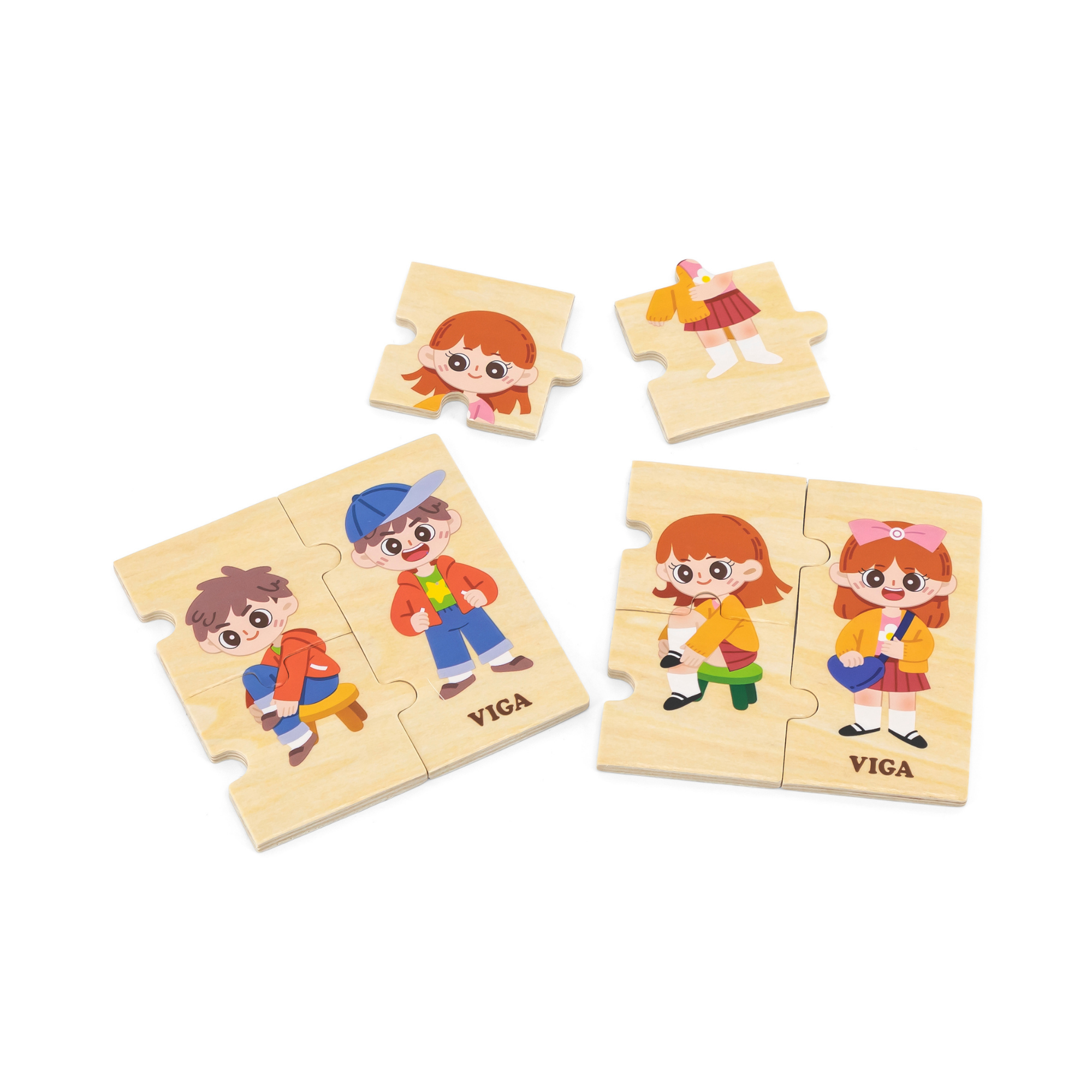 لعبة فيجا لربط الملابس، أحجية مكونة من 28 قطعة، لعبة مونتيسوري خشبية، تُنمّي المهارات الحسية والإدراكية والحركية الدقيقة، غير سامة وصديقة للبيئة، للأطفال من عمر 18 شهرًا فما فوق