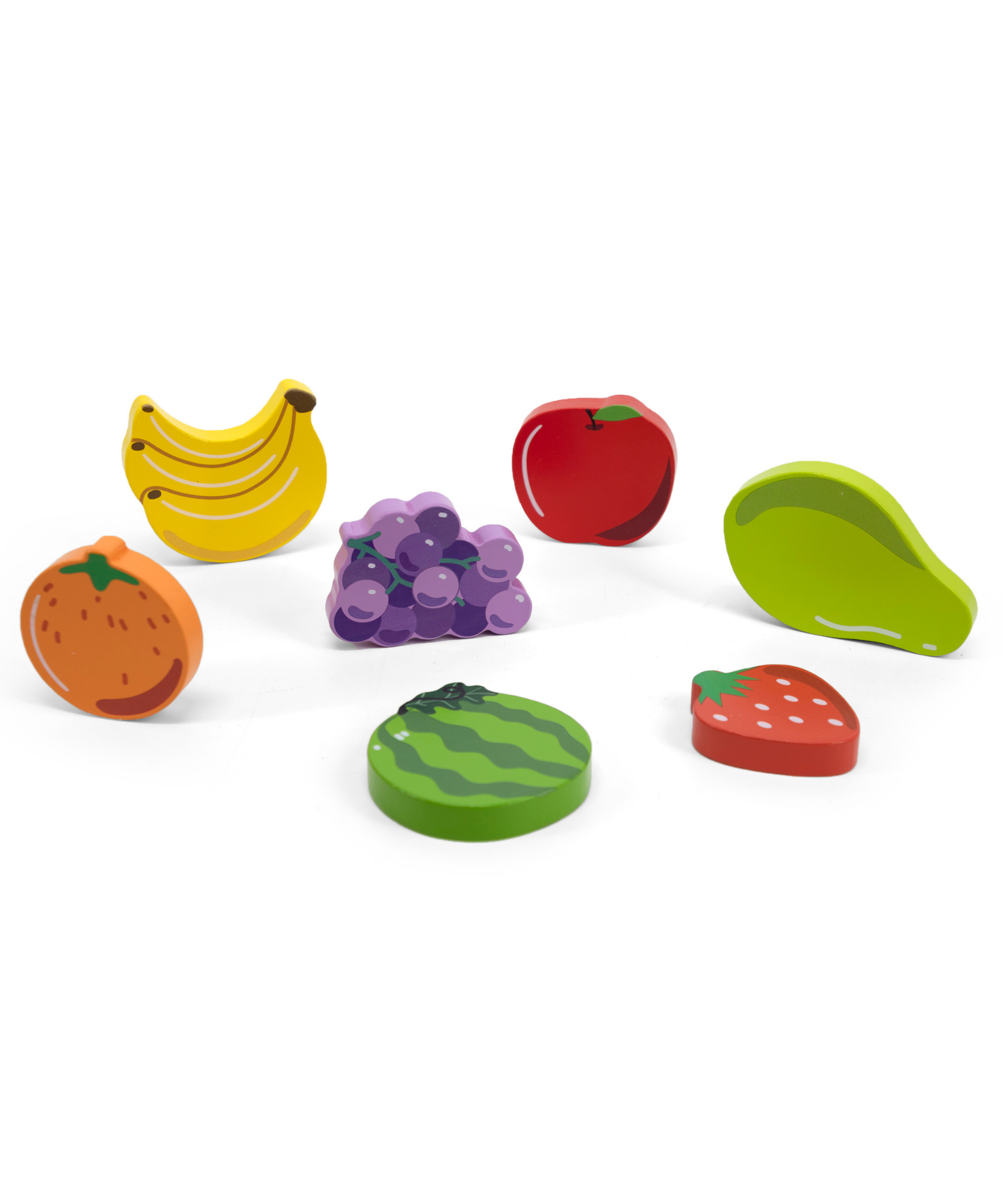 لعبة أحجية مكعبات فيجا فروتس، مكونة من 7 قطع، لعبة مونتيسوري الخشبية، تنمي المهارات الحسية والإدراكية والحركية الدقيقة، غير سامة وصديقة للبيئة، مناسبة للأولاد والبنات من سن 18 شهرًا فما فوق