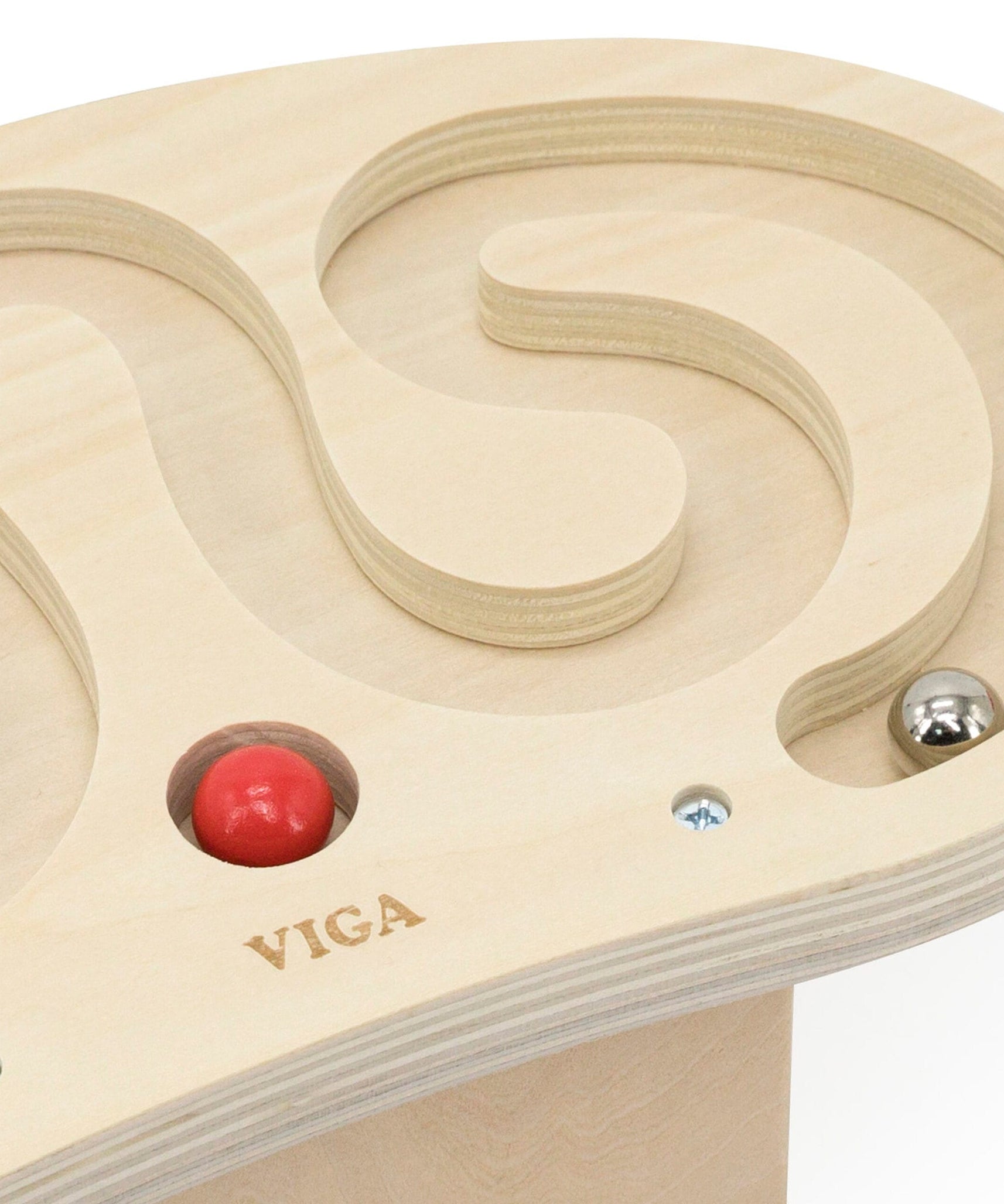 لعبة توازن الجسم من فيجا، أحجية الكرة في المتاهة، لعبة مونتيسوري الخشبية، تُنمّي المهارات الحسية والإدراكية والحركية الدقيقة، لعبة تعليمية للأطفال غير سامة وصديقة للبيئة، مناسبة للأولاد والبنات من عمر 3 سنوات فما فوق