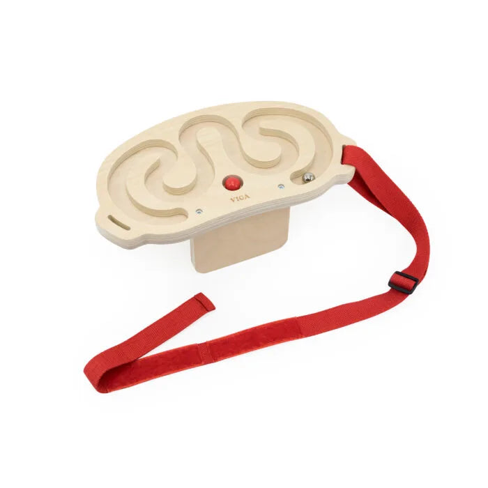 لعبة توازن الجسم من فيجا، أحجية الكرة في المتاهة، لعبة مونتيسوري الخشبية، تُنمّي المهارات الحسية والإدراكية والحركية الدقيقة، لعبة تعليمية للأطفال غير سامة وصديقة للبيئة، مناسبة للأولاد والبنات من عمر 3 سنوات فما فوق