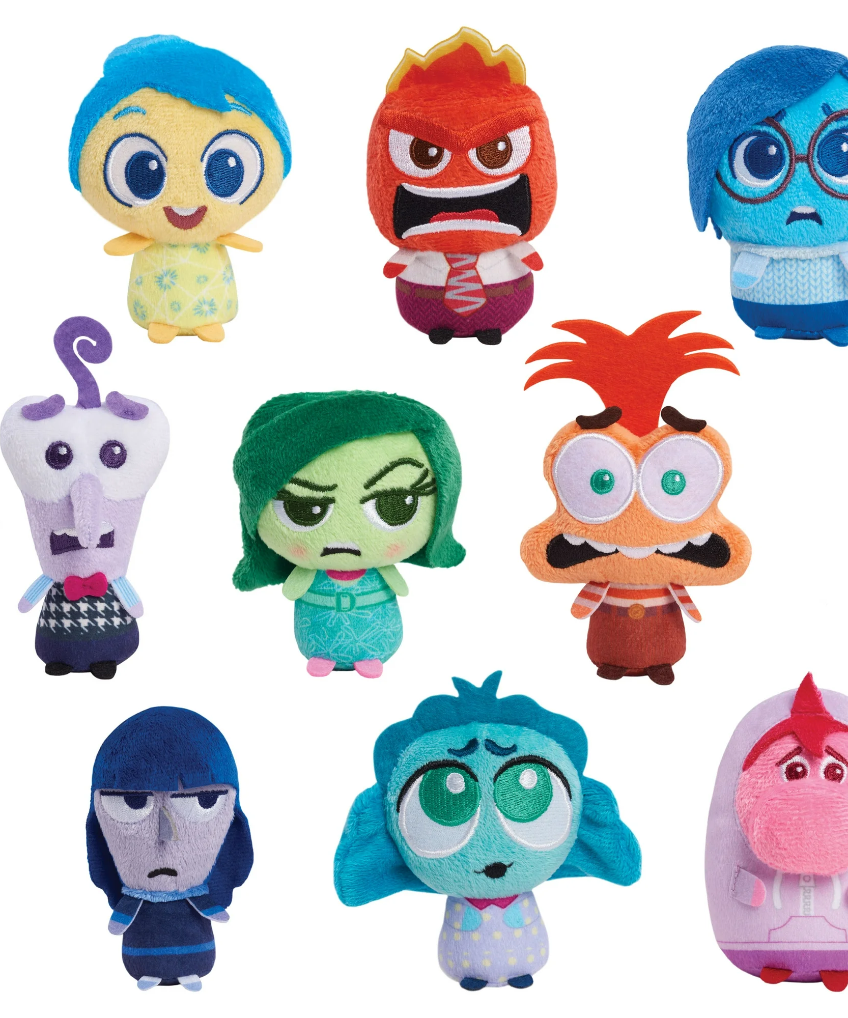 Just Play Officially Licensed Inside Out 2 Collectible Mystery Mini Action Figure Plush Toy, Features 1 of 9 Characters, Suitable for Kids Aged 3 and Above