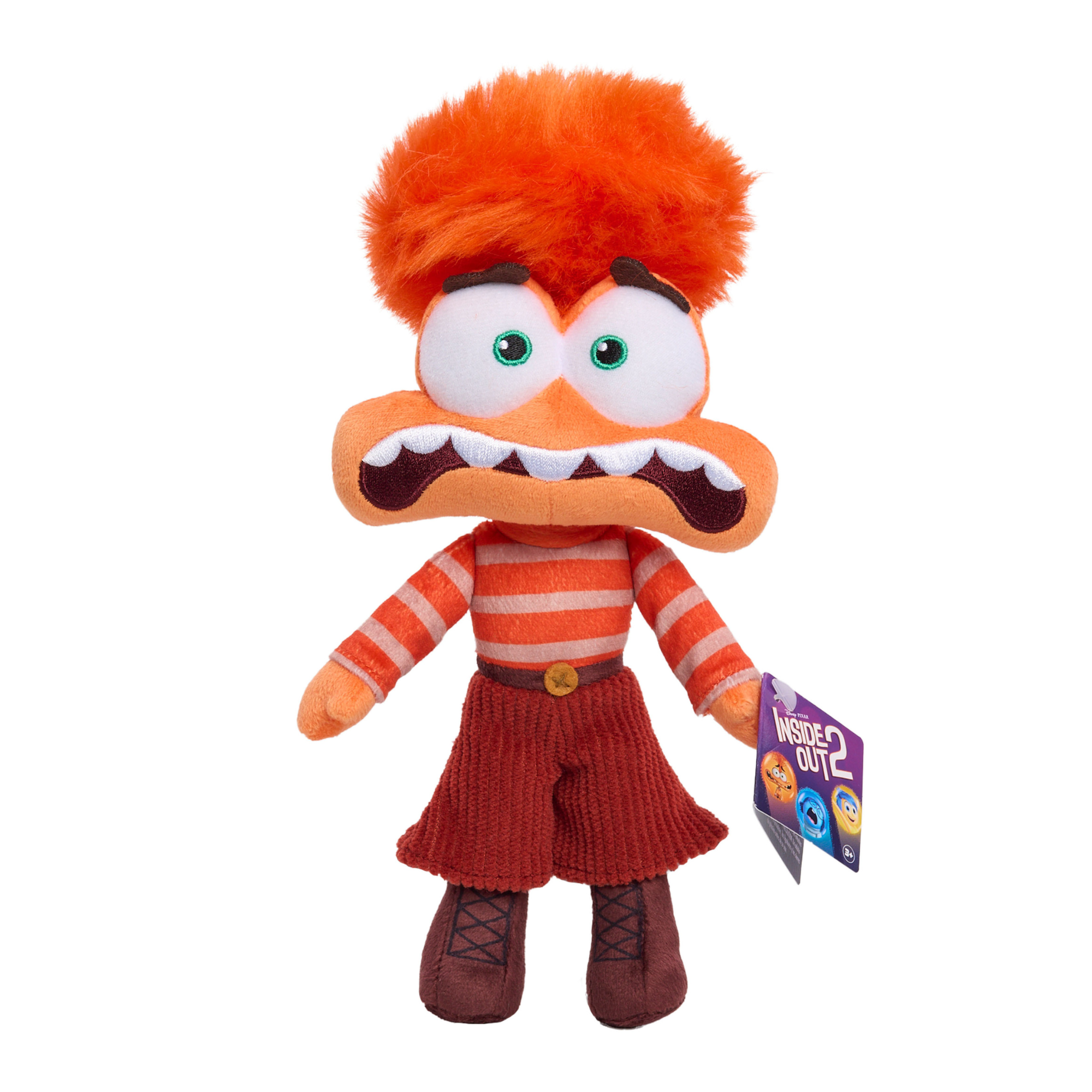 Inside Out 2, 9.5" (24 cm) "Joy" Plush Toy, Soft & Cuddly Collectible Toy Suitable for Kids Aged 3 and Above, Officially Licensed by Just Play