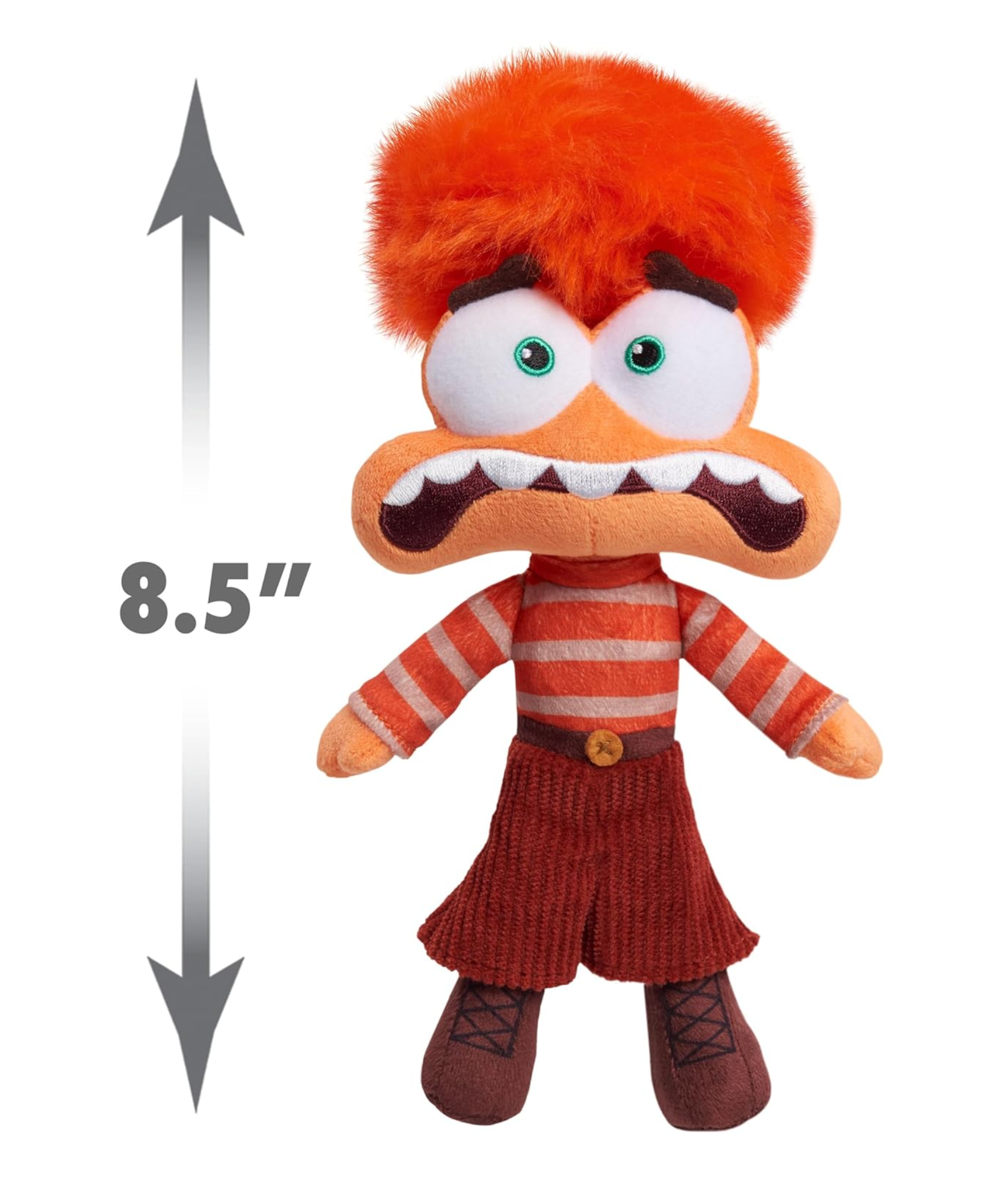 Inside Out 2, 8.5" (22 cm) "Anxiety" Plush Toy, Soft & Cuddly Collectible Toy Suitable for Kids Aged 3 and Above, Officially Licensed by Just Play