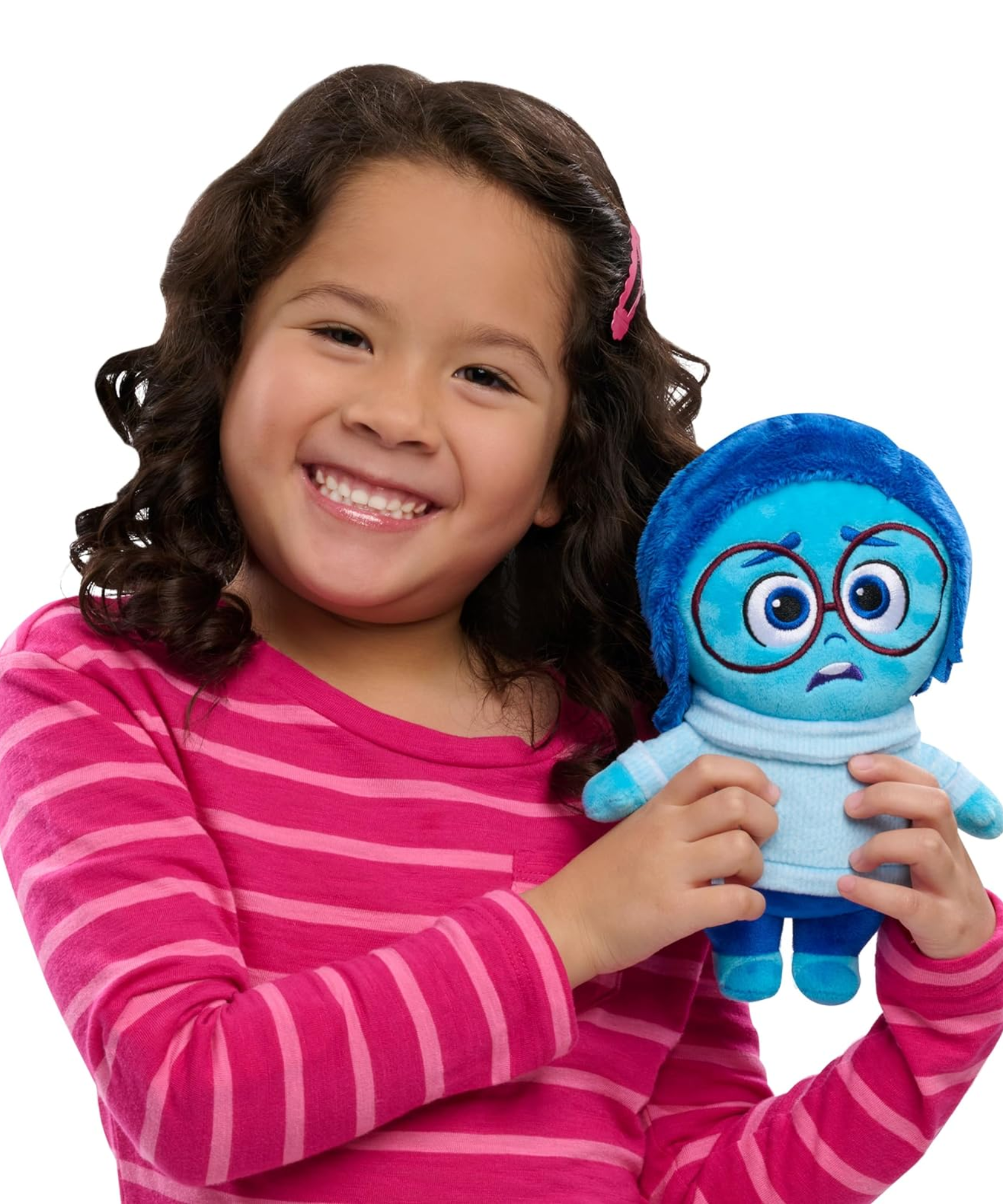 Inside Out 2, 7.5" (19 cm) "Sadness" Plush Toy, Soft & Cuddly Collectible Toy Suitable for Kids Aged 3 and Above, Officially Licensed by Just Play