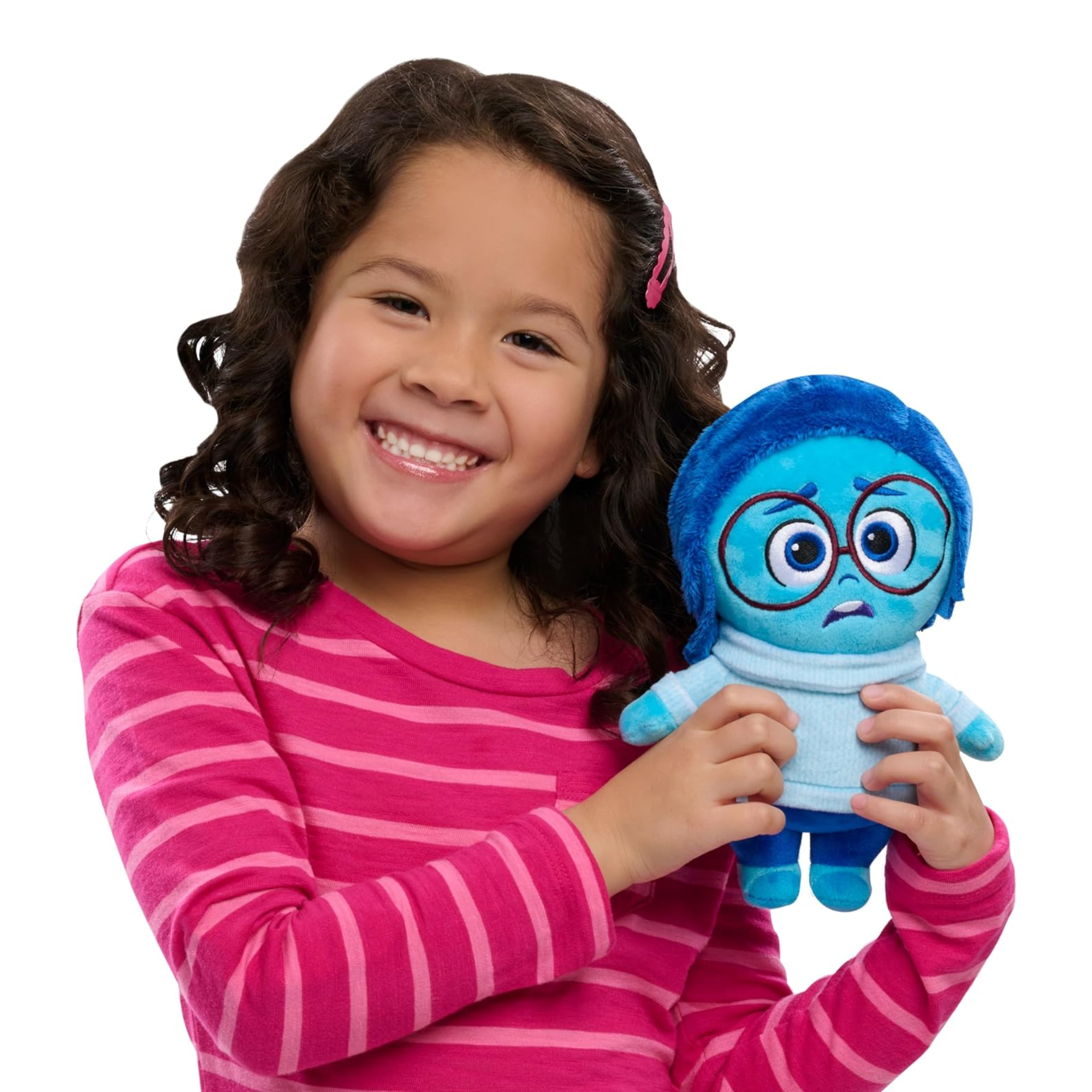 Inside Out 2, 7.5" (19 cm) "Sadness" Plush Toy, Soft & Cuddly Collectible Toy Suitable for Kids Aged 3 and Above, Officially Licensed by Just Play