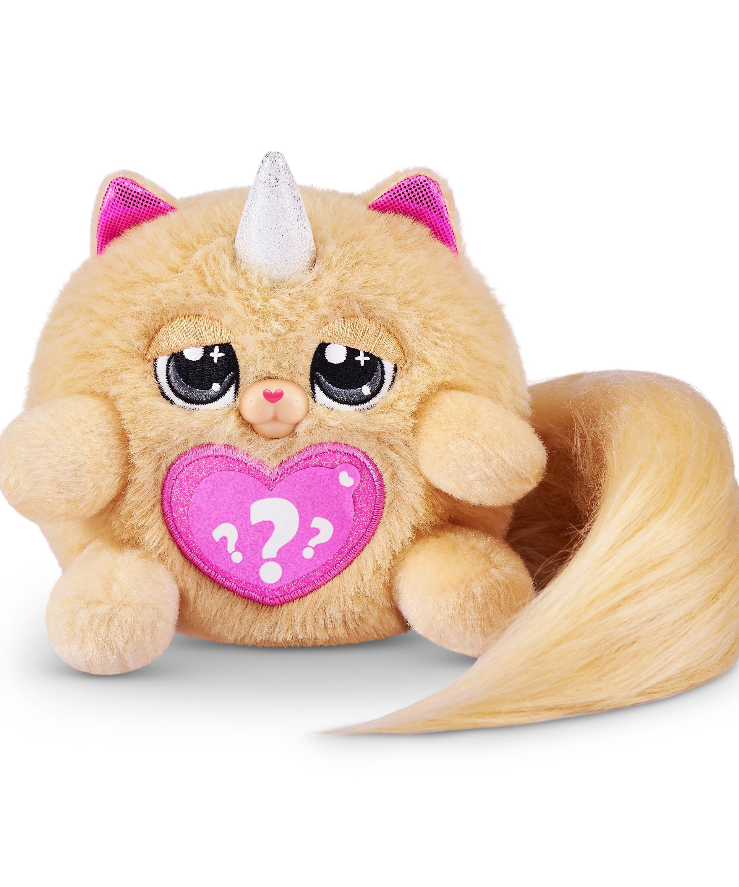 Rainbocorns Kittycorn Surprise S9 Collectible Plush Toy Set, 10+ Magical Surprises, Soft Plush Kittens with Fluffy Tails, Interactive Play for Girls Age 3+