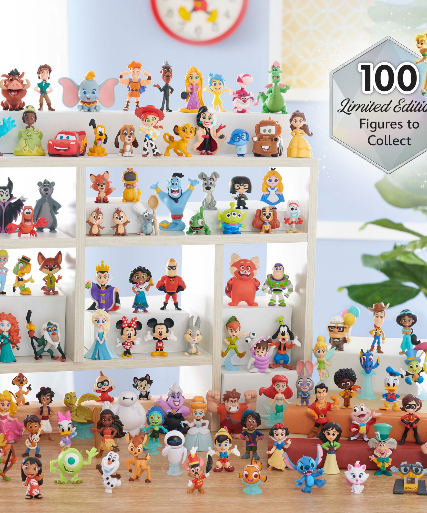 مجموعة شخصيات ديزني 100 عام من السعي الدؤوب، إصدار محدود، 8 قطع، مقاس 3 بوصات، لعبة أطفال مرخصة رسميًا، مناسبة للأطفال والأولاد والبنات من سن 3 سنوات فما فوق من جاست بلاي