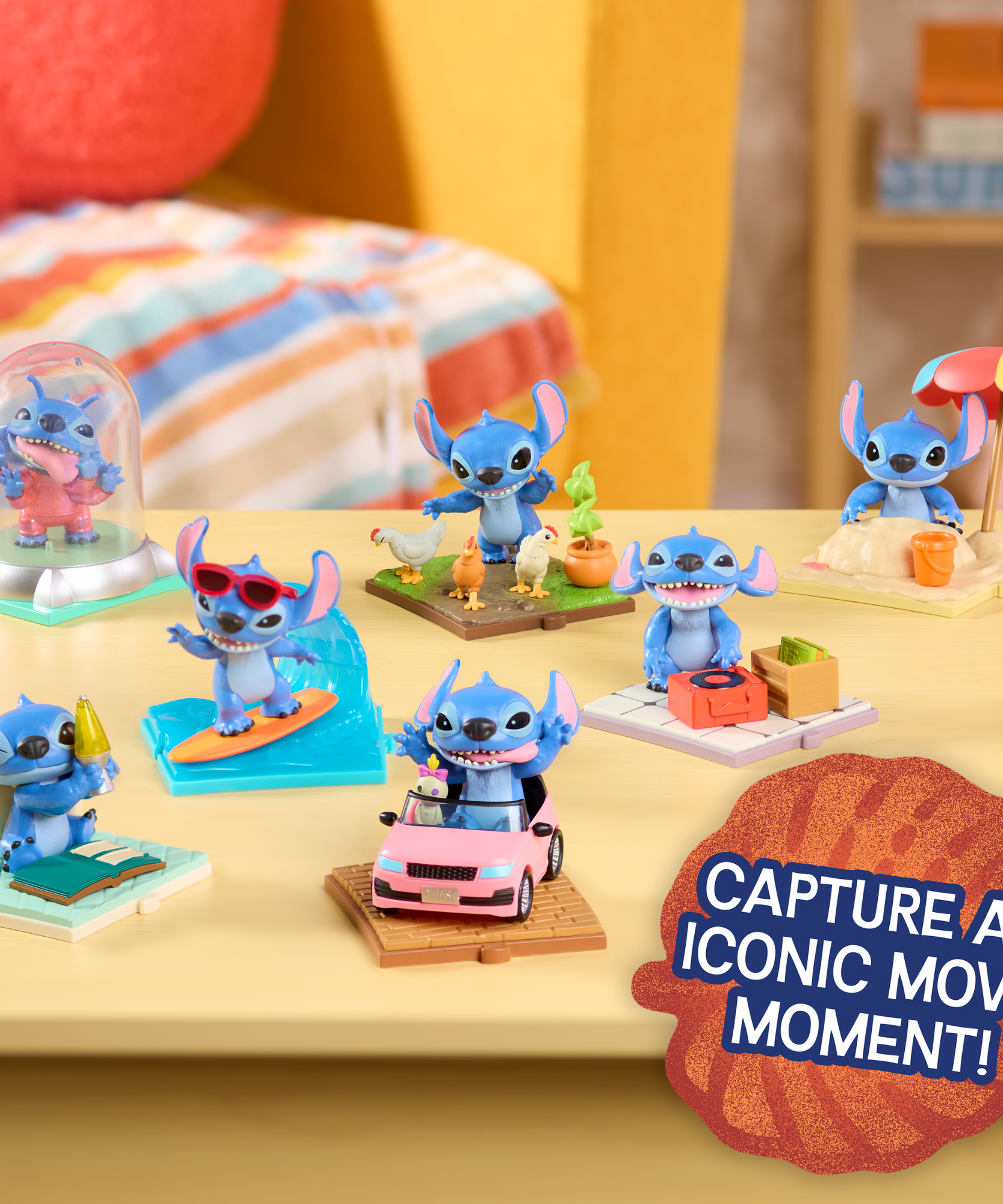 شخصيات ديزني ليلو وستيتش، مقاس 7.5 سم، من فيلم الحركة الحية، صندوق تجميعي، ألعاب أطفال مرخصة رسميًا من جاست بلاي، مناسبة للأطفال من الأولاد والبنات، من عمر 3 سنوات فما فوق