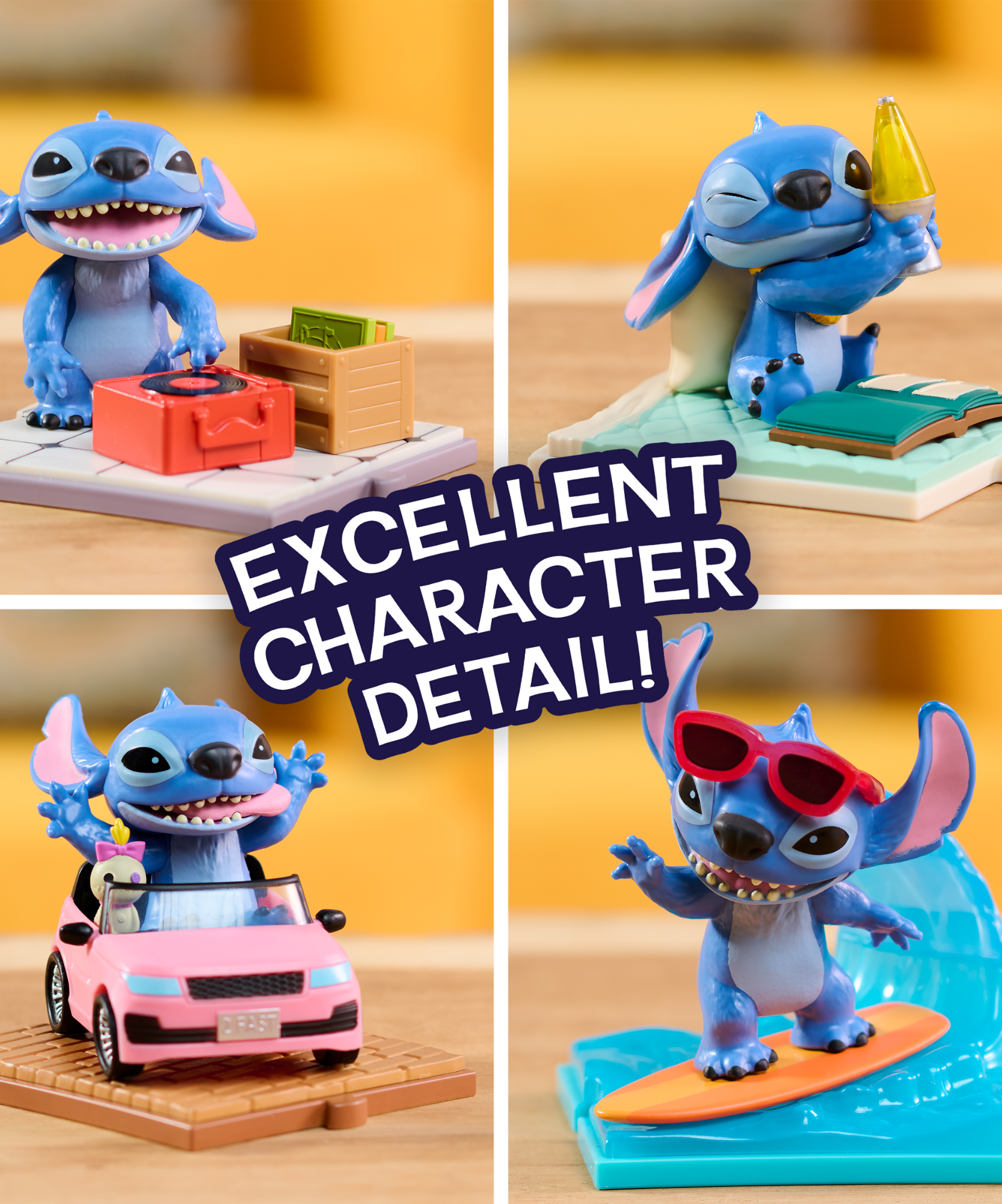 شخصيات ديزني ليلو وستيتش، مقاس 7.5 سم، من فيلم الحركة الحية، صندوق تجميعي، ألعاب أطفال مرخصة رسميًا من جاست بلاي، مناسبة للأطفال من الأولاد والبنات، من عمر 3 سنوات فما فوق