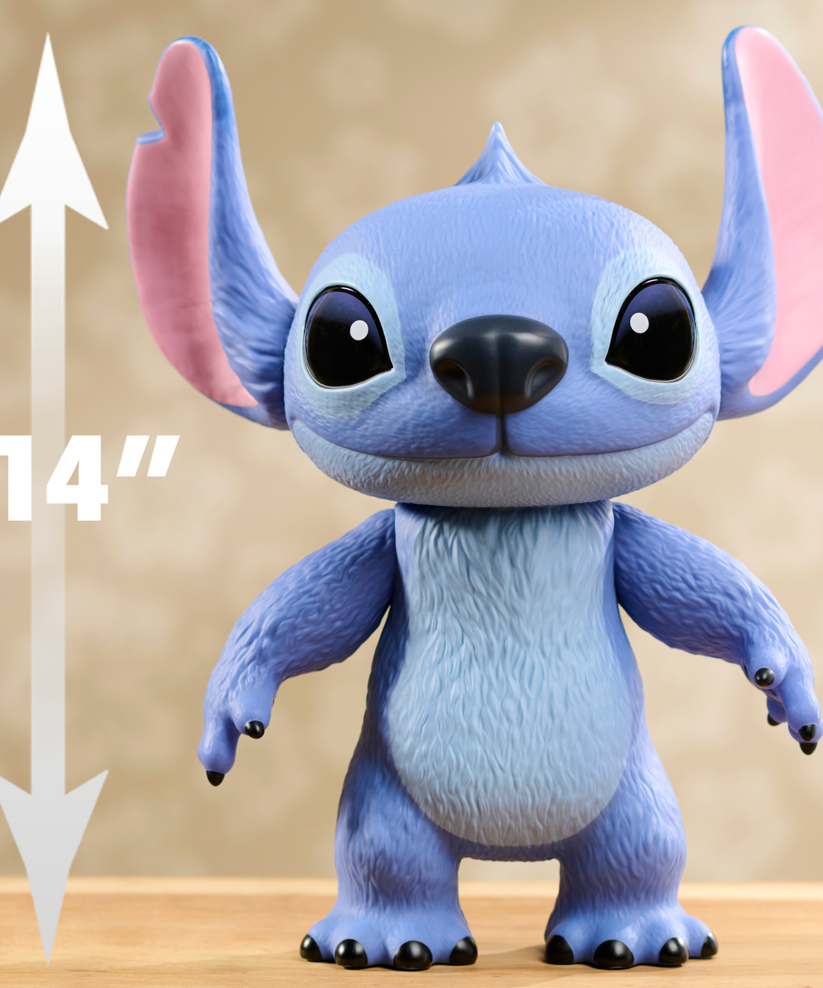 مجسم حركة مفصلي من فيلم ديزني ليلو وستيتش، مقاس 14 بوصة (35.5 سم)، مرخص رسميًا من جاست بلاي، مناسب للأطفال من الأولاد والبنات، من عمر 3 سنوات فما فوق