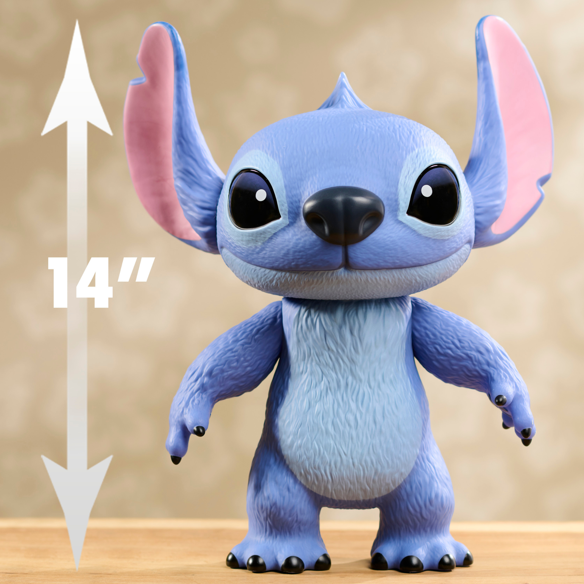 مجسم حركة مفصلي من فيلم ديزني ليلو وستيتش، مقاس 14 بوصة (35.5 سم)، مرخص رسميًا من جاست بلاي، مناسب للأطفال من الأولاد والبنات، من عمر 3 سنوات فما فوق