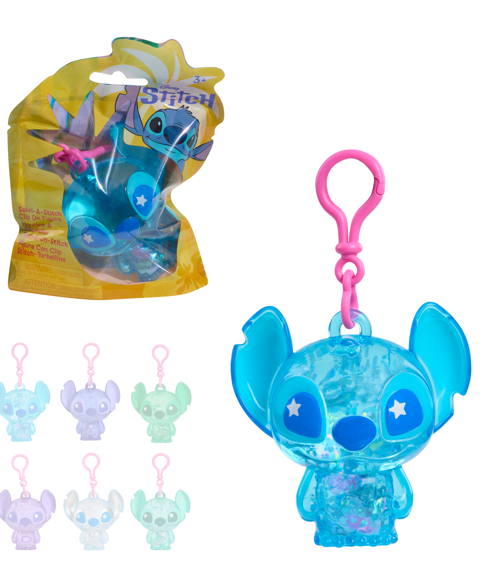 لعبة ديزني ليلو وستيتش القابلة للتجميع، مقاس 7.5 سم، مع خرز وبريق، ألعاب أطفال مرخصة رسميًا من جاست بلاي، مناسبة للأطفال من الأولاد والبنات، من عمر 3 سنوات فما فوق