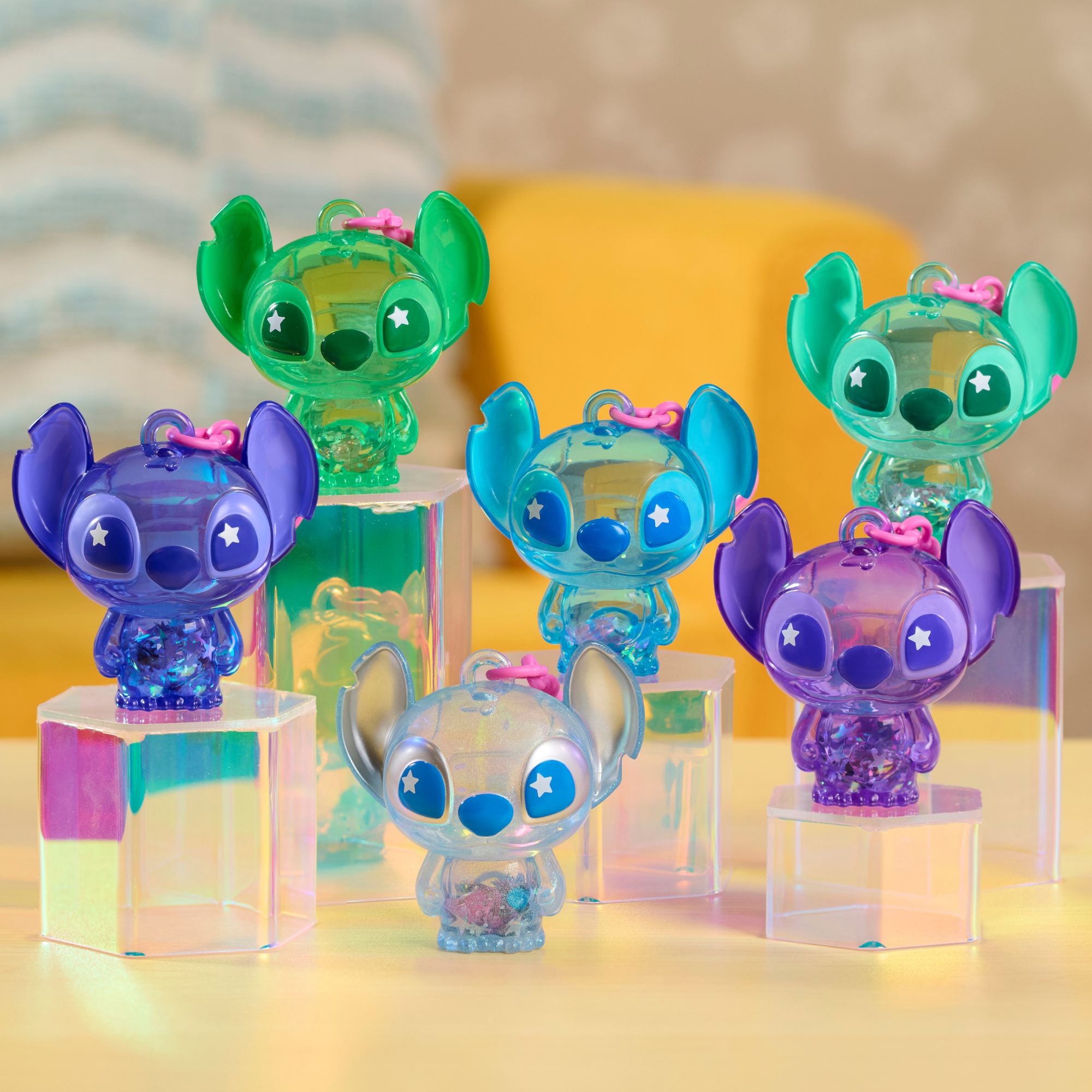 لعبة ديزني ليلو وستيتش القابلة للتجميع، مقاس 7.5 سم، مع خرز وبريق، ألعاب أطفال مرخصة رسميًا من جاست بلاي، مناسبة للأطفال من الأولاد والبنات، من عمر 3 سنوات فما فوق