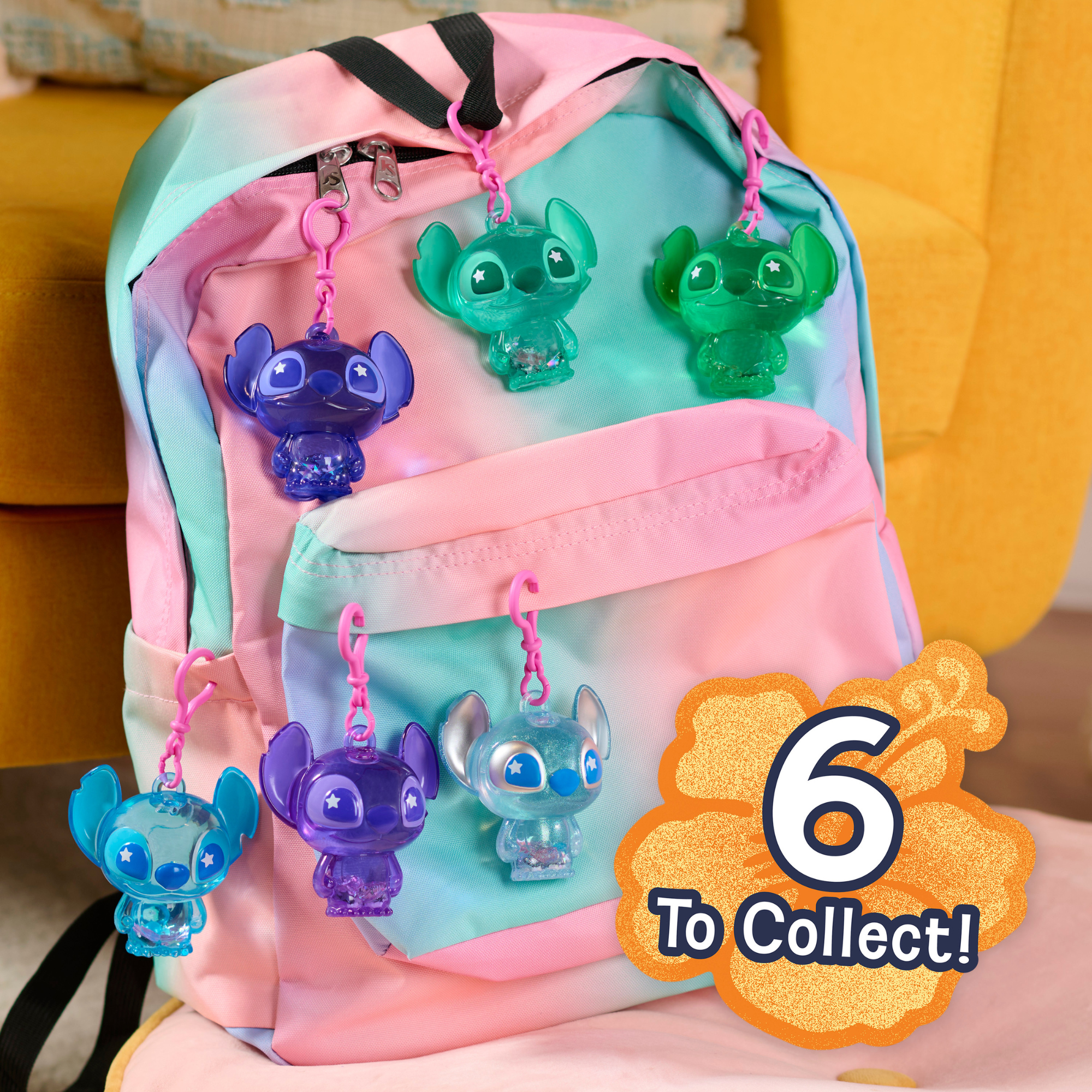 لعبة ديزني ليلو وستيتش القابلة للتجميع، مقاس 7.5 سم، مع خرز وبريق، ألعاب أطفال مرخصة رسميًا من جاست بلاي، مناسبة للأطفال من الأولاد والبنات، من عمر 3 سنوات فما فوق