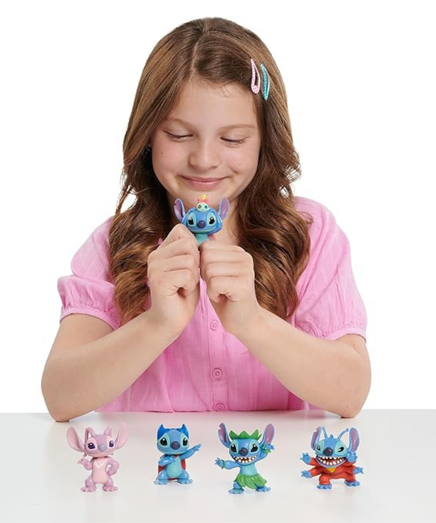 مجموعة ديزني ليلو وستيتش القابلة للتجميع، 2.7 بوصة (7 سم)، مكونة من 5 قطع، ألعاب أطفال مرخصة رسميًا من جاست بلاي، مناسبة للأطفال، الأولاد والبنات، من سن 3 سنوات فما فوق