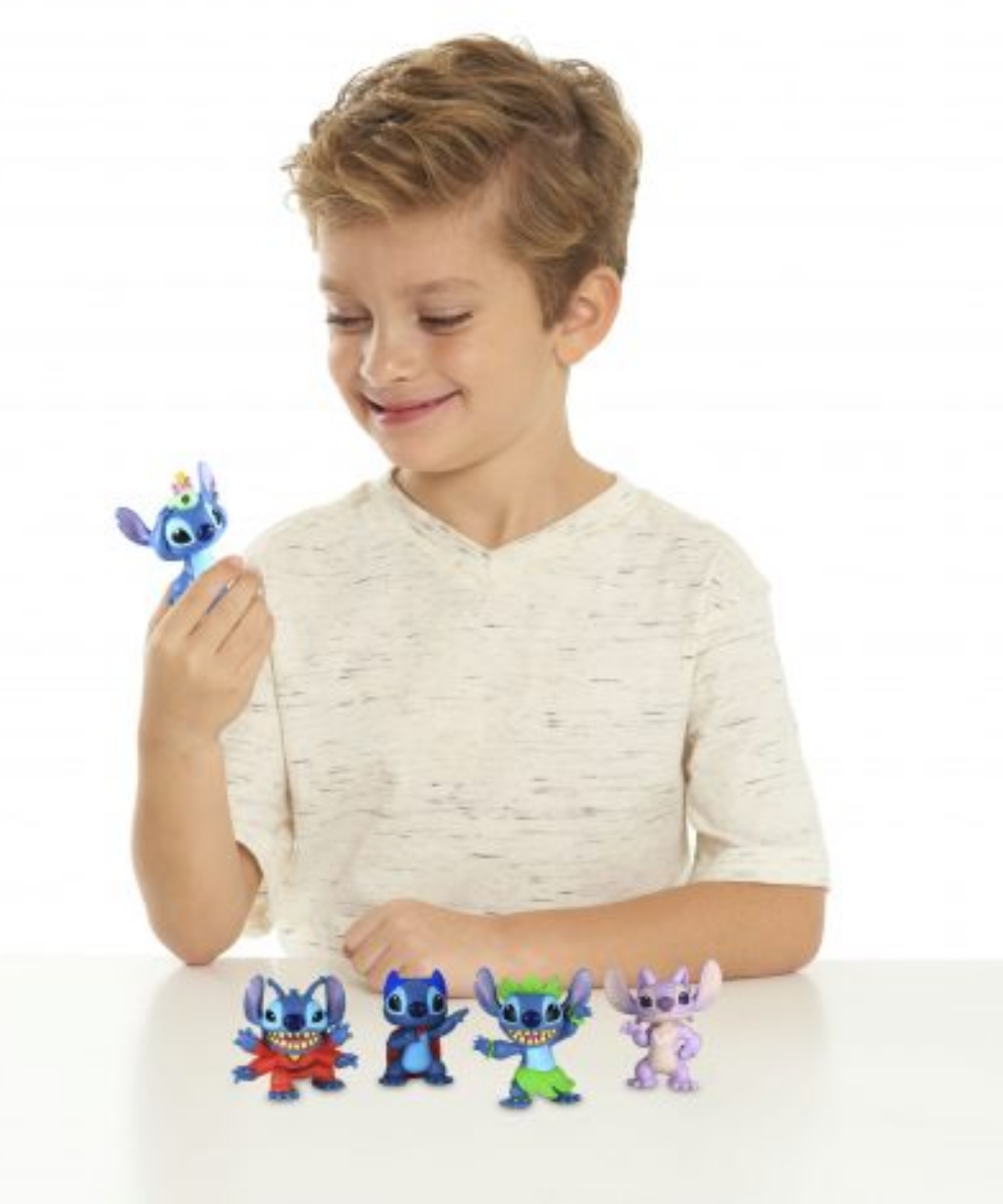 مجموعة ديزني ليلو وستيتش القابلة للتجميع، 2.7 بوصة (7 سم)، مكونة من 5 قطع، ألعاب أطفال مرخصة رسميًا من جاست بلاي، مناسبة للأطفال، الأولاد والبنات، من سن 3 سنوات فما فوق