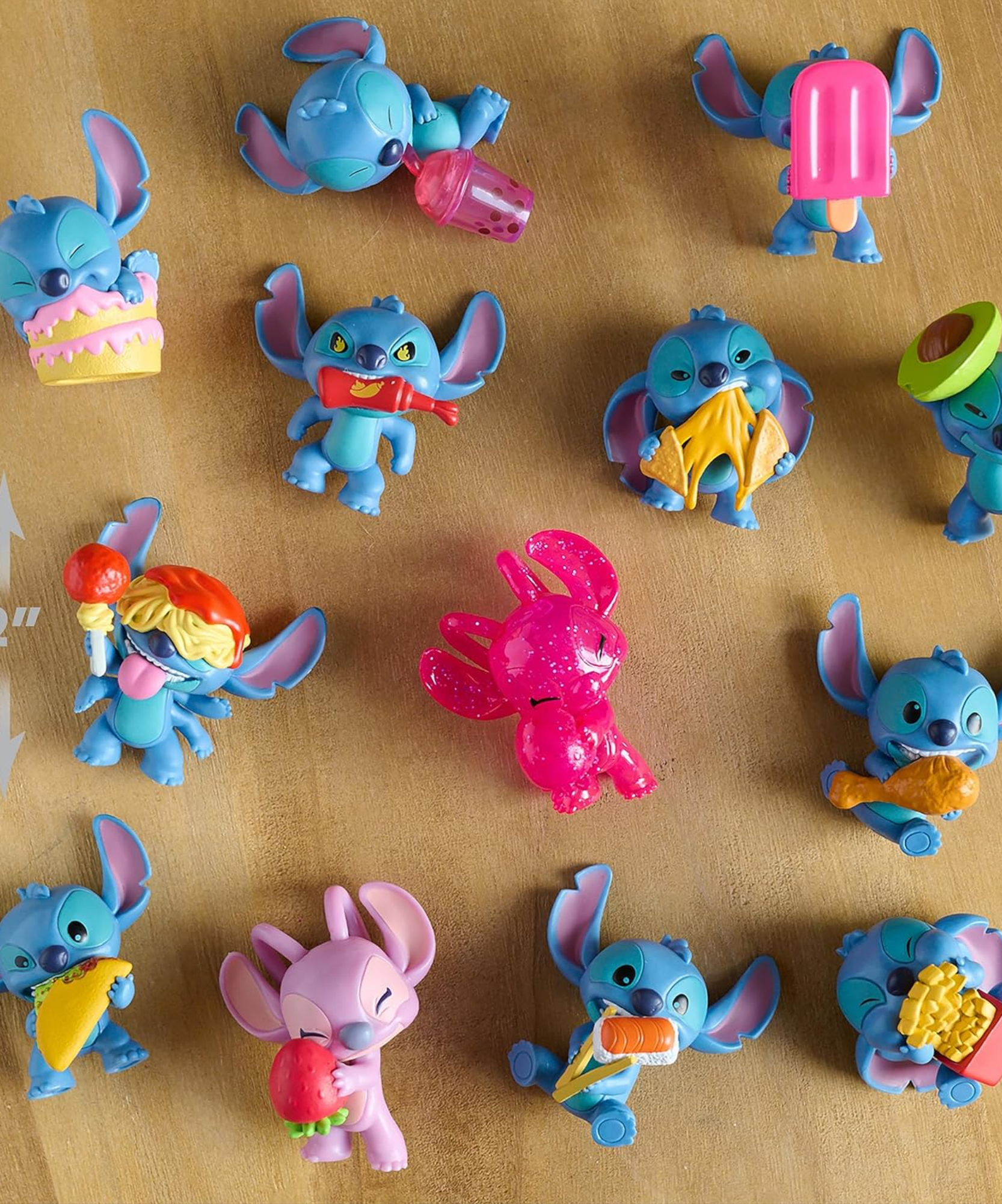 سلسلة ديزني ليلو وستيتش، إطعامني، 2 بوصة (5 سم)، قطعة واحدة من شخصيات ستيتش الغامضة القابلة للتجميع، ألعاب أطفال مرخصة رسميًا من جاست بلاي، من 13 قطعة للتجميع، للأطفال، الأولاد والبنات، من عمر 3 سنوات فما فوق