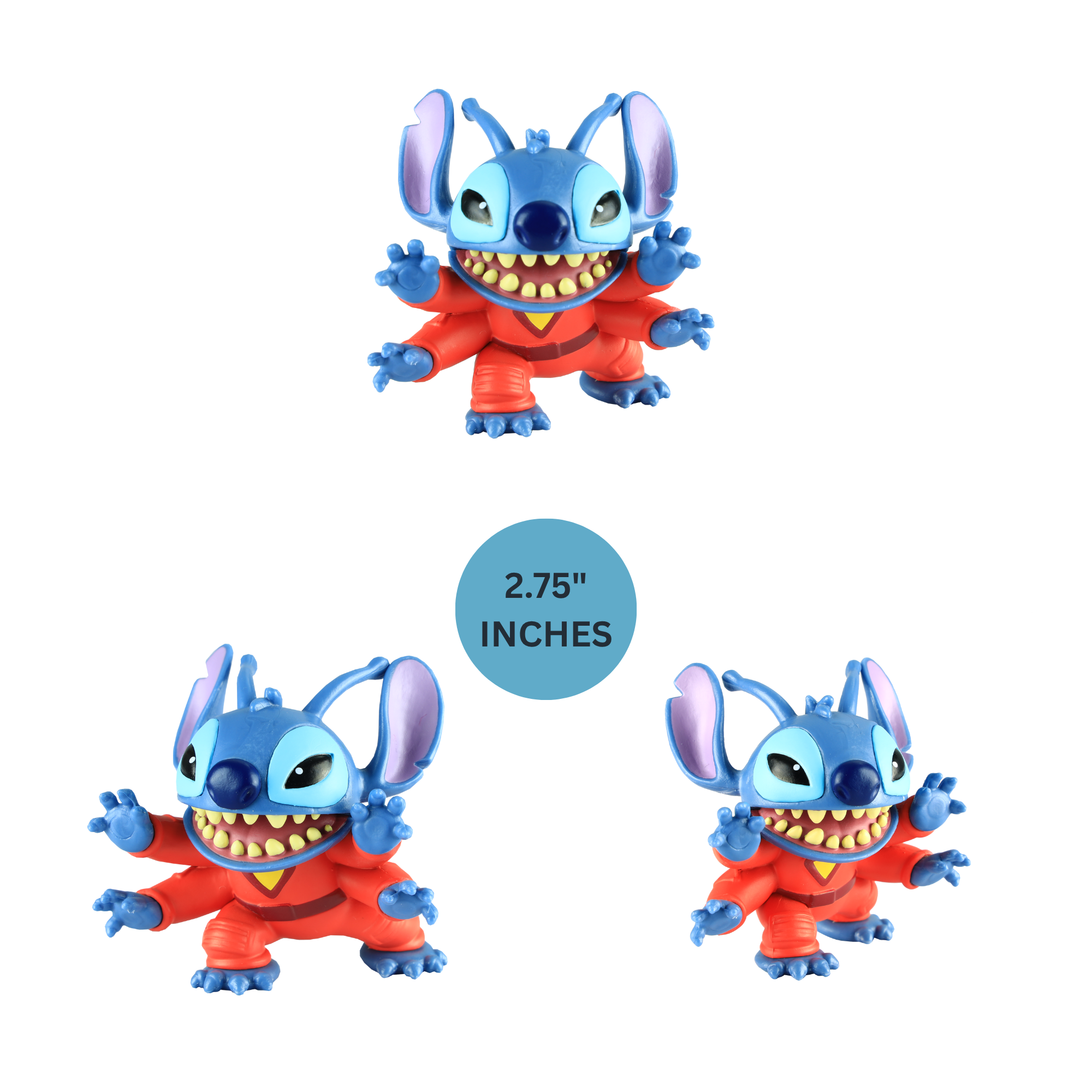 مجموعة مجسمات غرزة ليلو وستيتش من ديزني، مقاس 7 سم، مكونة من قطعتين، مرخصة رسميًا من جاست بلاي، طراز 2، مناسبة للأطفال من الأولاد والبنات، من عمر 3 سنوات فما فوق