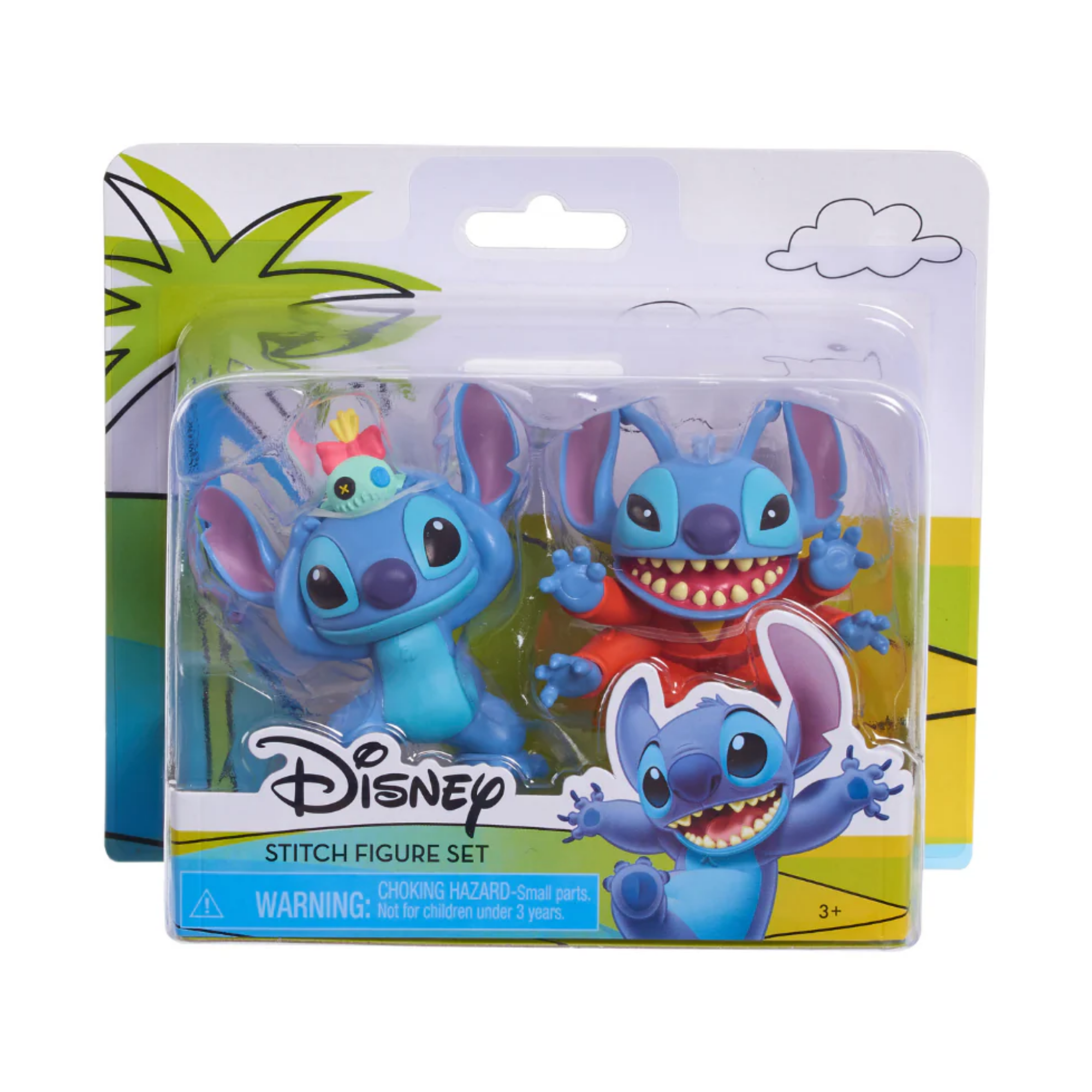 مجموعة مجسمات غرزة ليلو وستيتش من ديزني، مقاس 7 سم، مكونة من قطعتين، مرخصة رسميًا من جاست بلاي، طراز 2، مناسبة للأطفال من الأولاد والبنات، من عمر 3 سنوات فما فوق