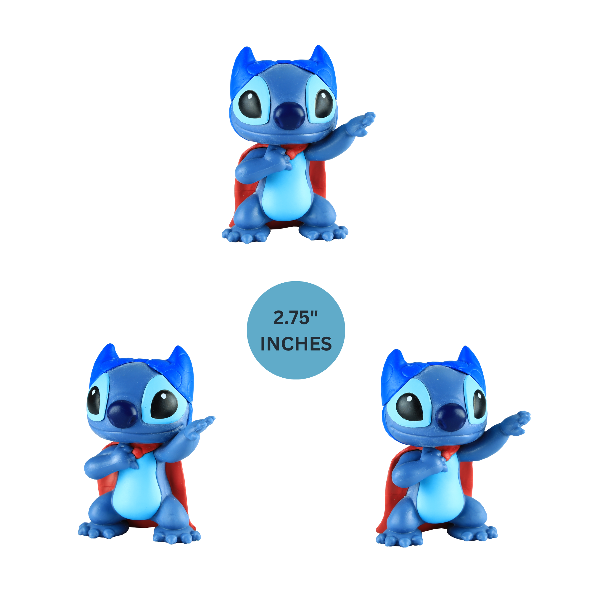 مجموعة مجسمات غرزة ليلو وستيتش من ديزني، مقاس 7 سم، مكونة من قطعتين، مرخصة رسميًا من جاست بلاي، طراز 2، مناسبة للأطفال من الأولاد والبنات، من عمر 3 سنوات فما فوق