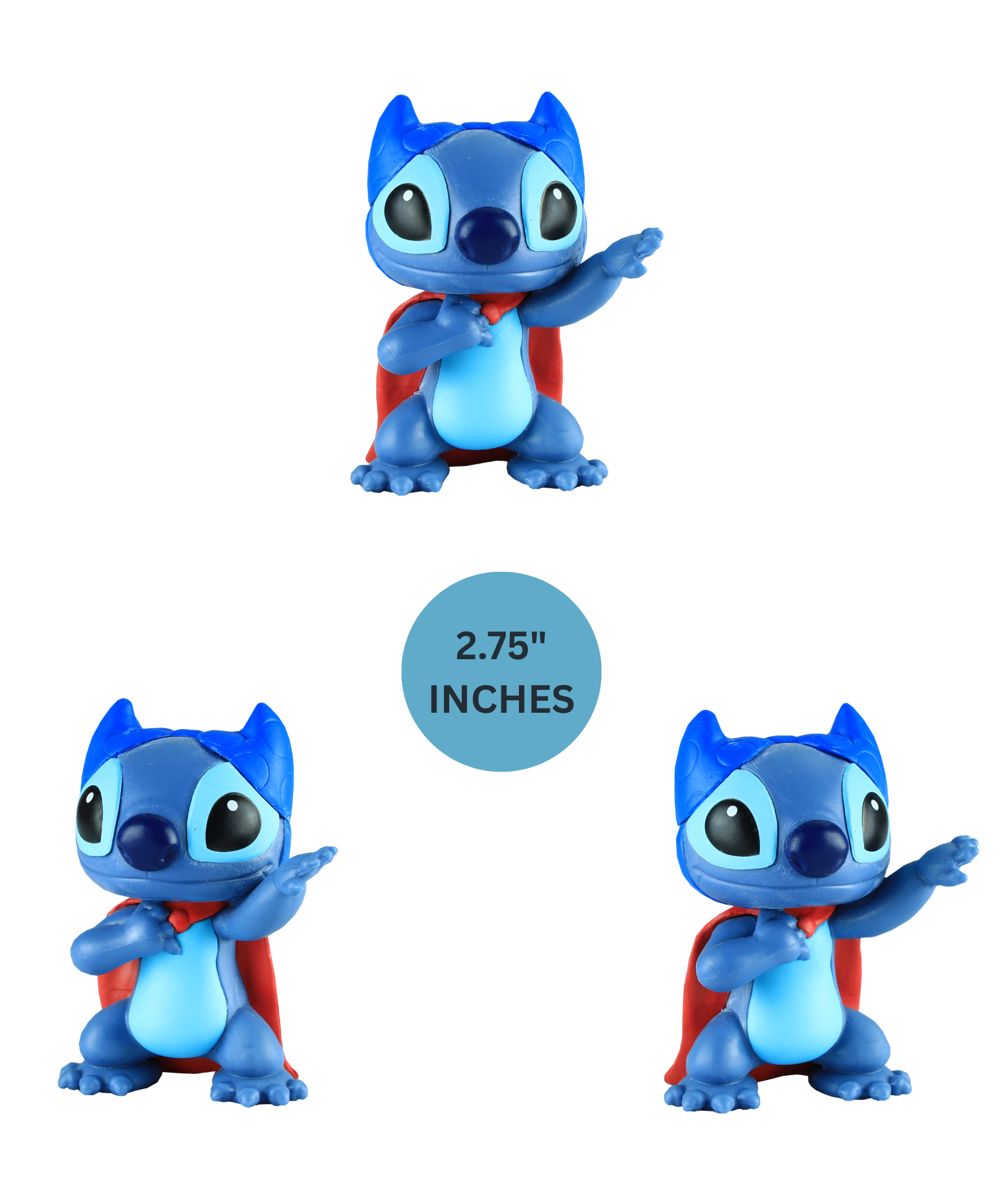 مجموعة مجسمات غرزة ليلو وستيتش من ديزني، مقاس 7 سم، مكونة من قطعتين، مرخصة رسميًا من جاست بلاي، طراز 1، مناسبة للأطفال من الأولاد والبنات، من عمر 3 سنوات فما فوق
