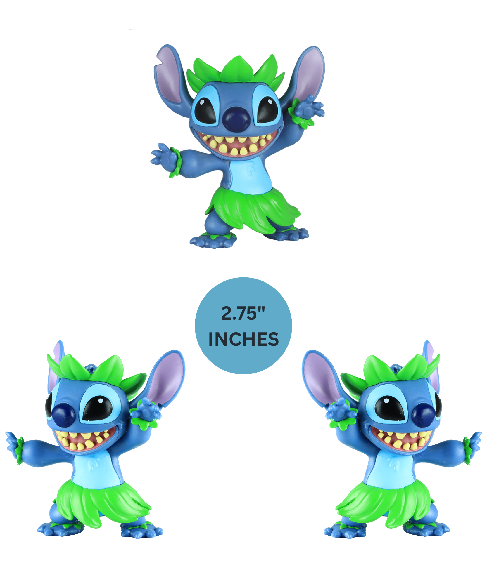 مجموعة مجسمات غرزة ليلو وستيتش من ديزني، مقاس 7 سم، مكونة من قطعتين، مرخصة رسميًا من جاست بلاي، طراز 1، مناسبة للأطفال من الأولاد والبنات، من عمر 3 سنوات فما فوق