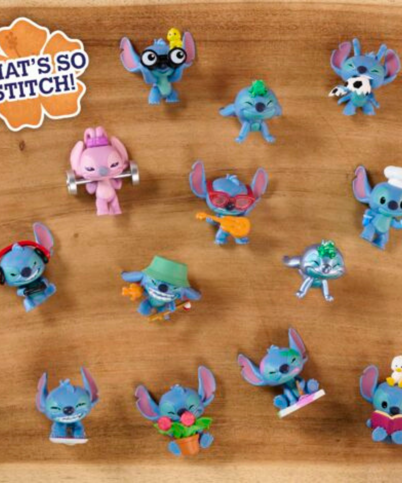 ديزني ليلو وستيتش 2 بوصة (5 سم) قطعة واحدة من شخصيات ستيتش الغامضة القابلة للتجميع، ألعاب أطفال مرخصة رسميًا من جاست بلاي، 13 قطعة للتجميع، مناسبة للأطفال، الأولاد والبنات، من سن 3 سنوات فما فوق