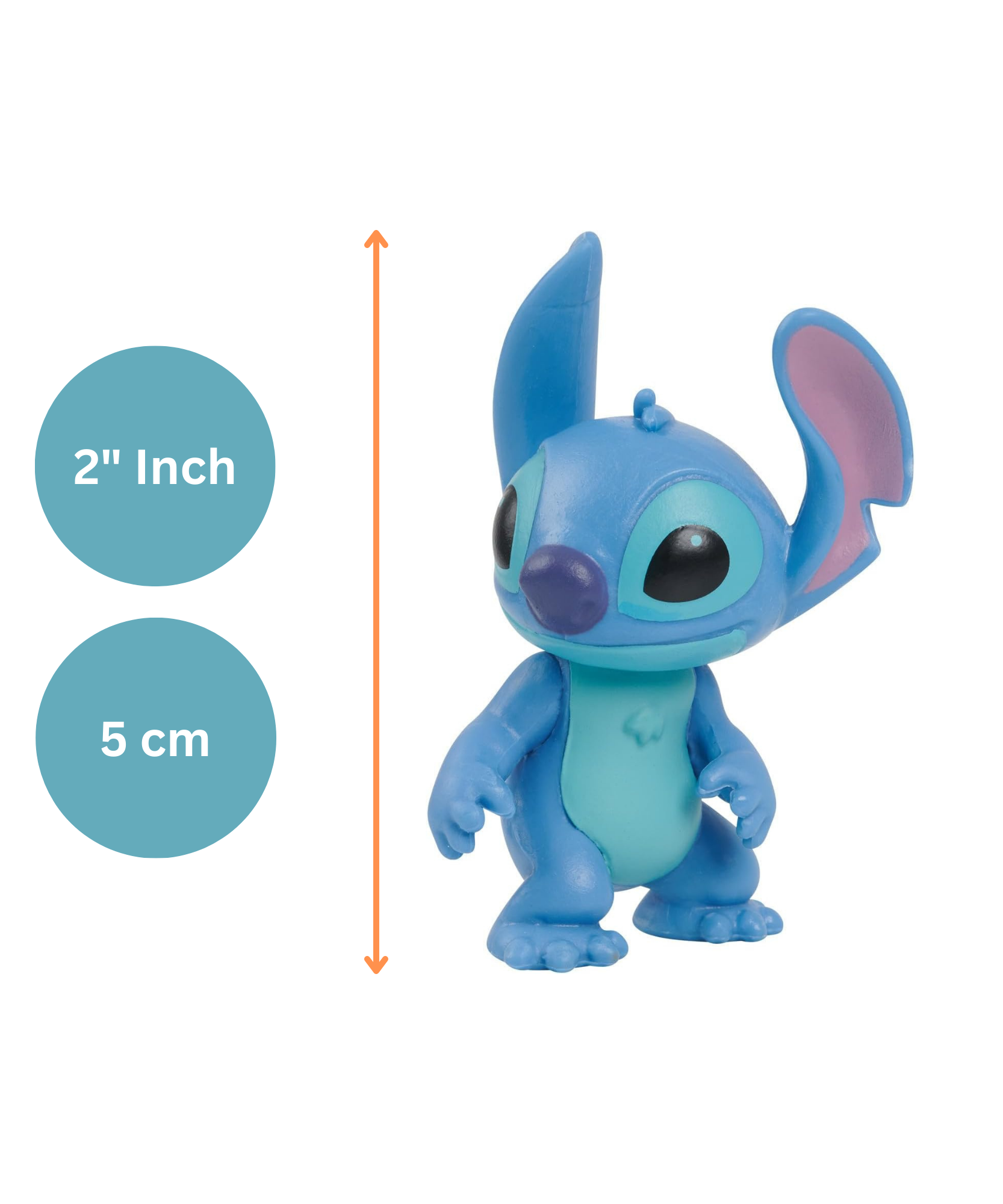 مجموعة ديزني ليلو وستيتش، 8 قطع، مقاس 5 سم، قابلة للتجميع، ألعاب أطفال مرخصة رسميًا من جاست بلاي، مناسبة للأطفال من الأولاد والبنات، من عمر 3 سنوات فما فوق