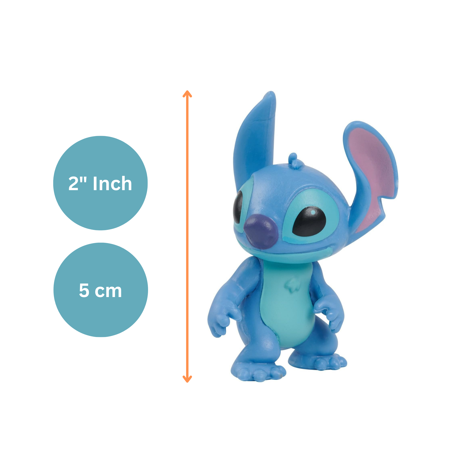 مجموعة ديزني ليلو وستيتش، 8 قطع، مقاس 5 سم، قابلة للتجميع، ألعاب أطفال مرخصة رسميًا من جاست بلاي، مناسبة للأطفال من الأولاد والبنات، من عمر 3 سنوات فما فوق