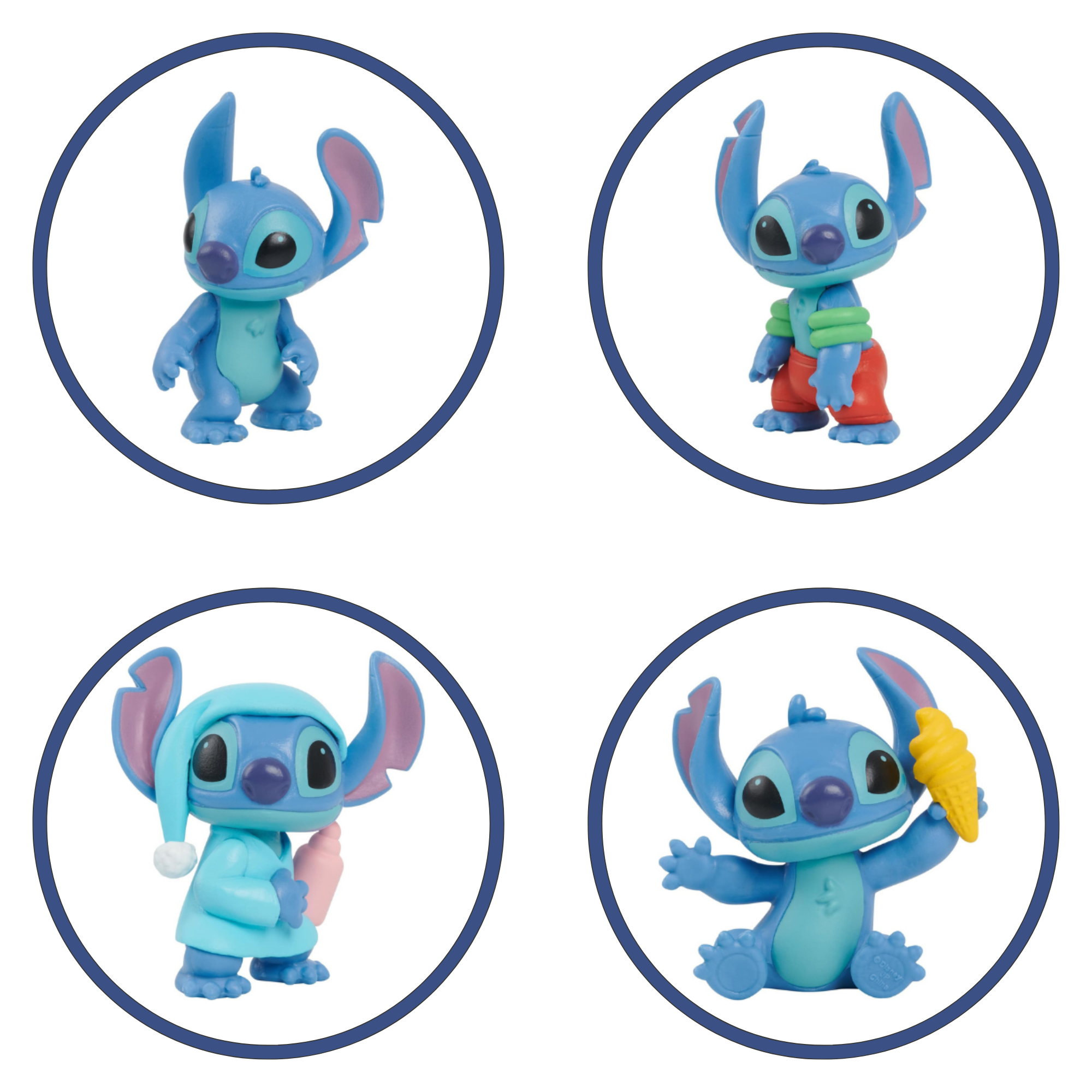 مجموعة ديزني ليلو وستيتش، 8 قطع، مقاس 5 سم، قابلة للتجميع، ألعاب أطفال مرخصة رسميًا من جاست بلاي، مناسبة للأطفال من الأولاد والبنات، من عمر 3 سنوات فما فوق