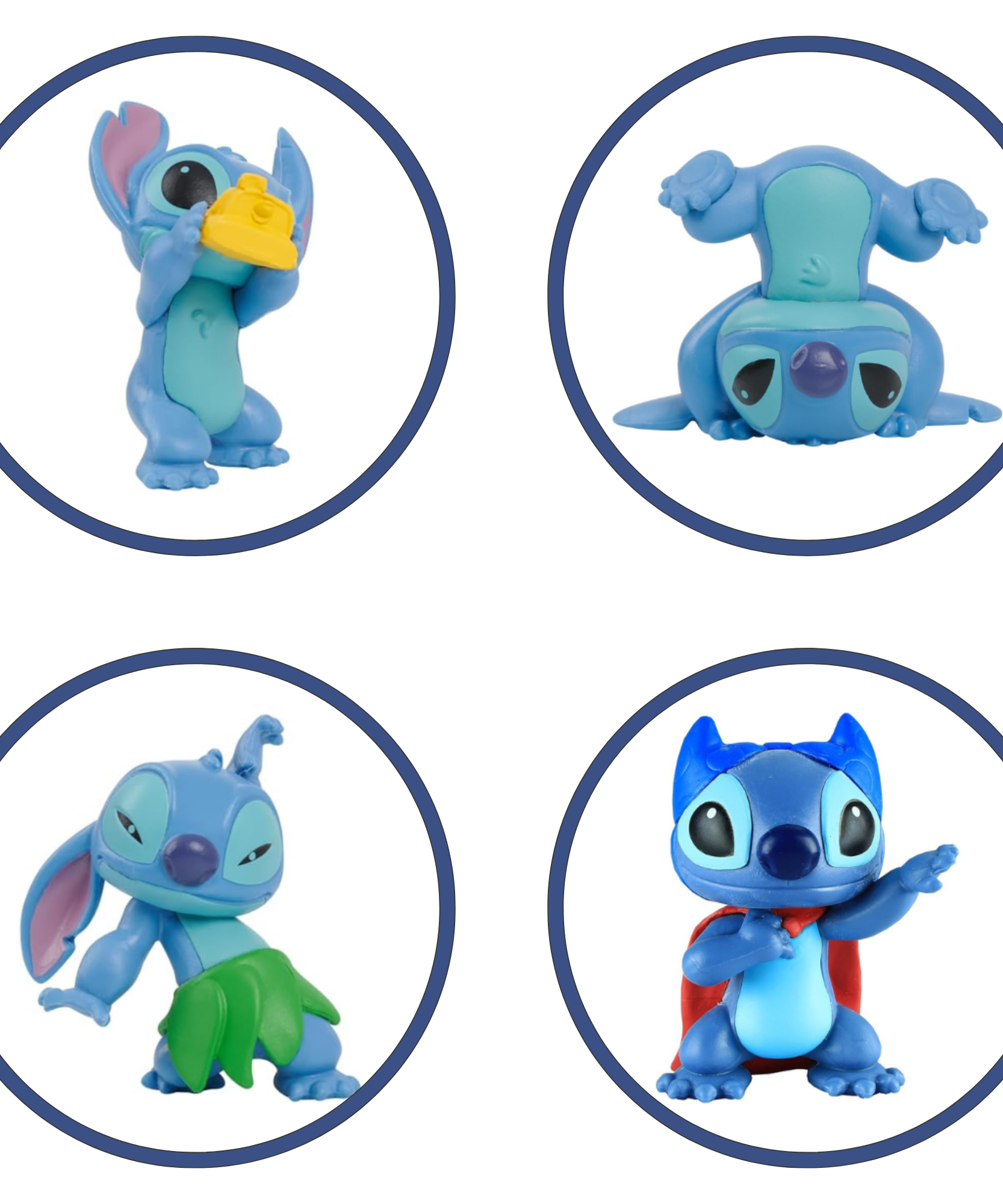 مجموعة ديزني ليلو وستيتش، 8 قطع، مقاس 5 سم، قابلة للتجميع، ألعاب أطفال مرخصة رسميًا من جاست بلاي، مناسبة للأطفال من الأولاد والبنات، من عمر 3 سنوات فما فوق