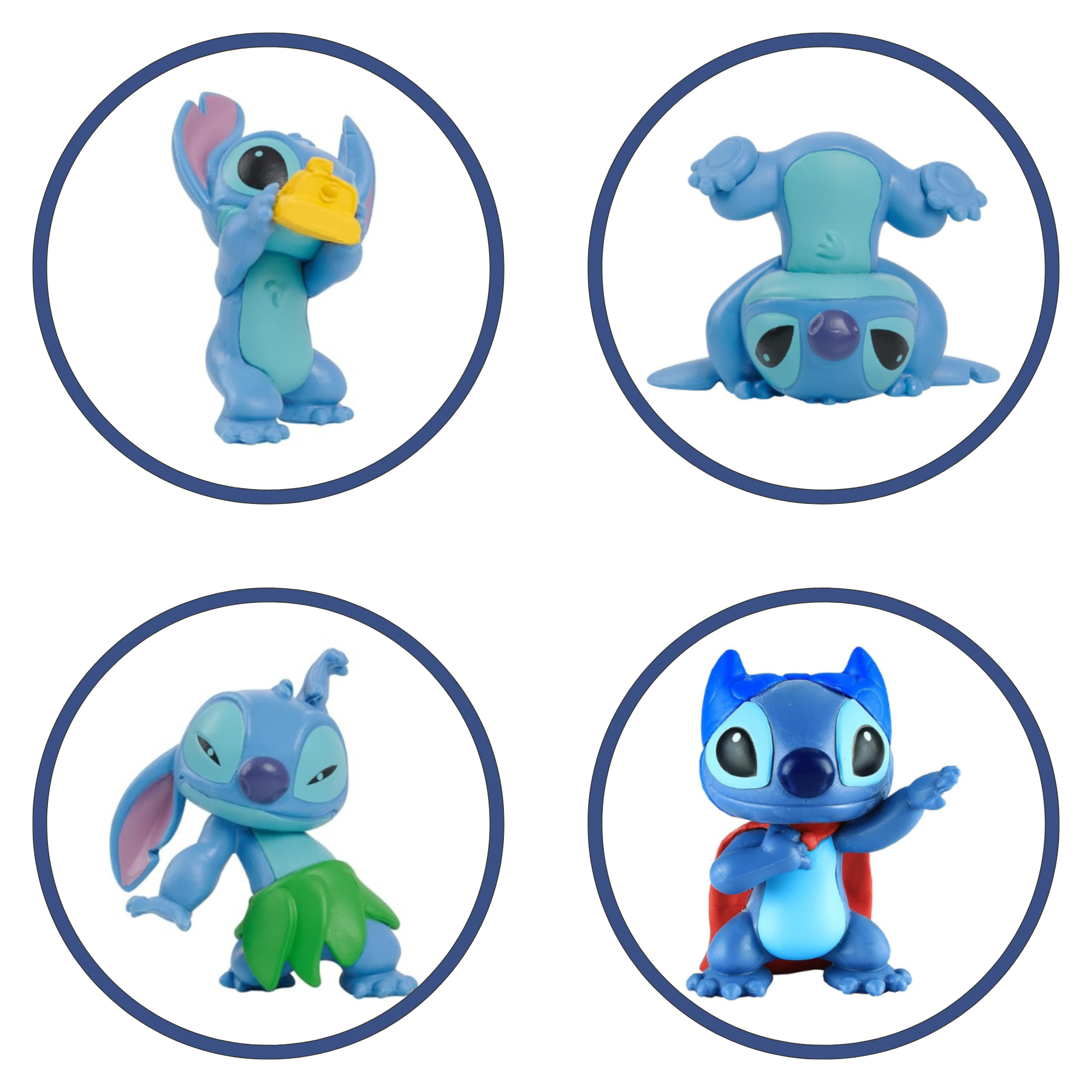 مجموعة ديزني ليلو وستيتش، 8 قطع، مقاس 5 سم، قابلة للتجميع، ألعاب أطفال مرخصة رسميًا من جاست بلاي، مناسبة للأطفال من الأولاد والبنات، من عمر 3 سنوات فما فوق