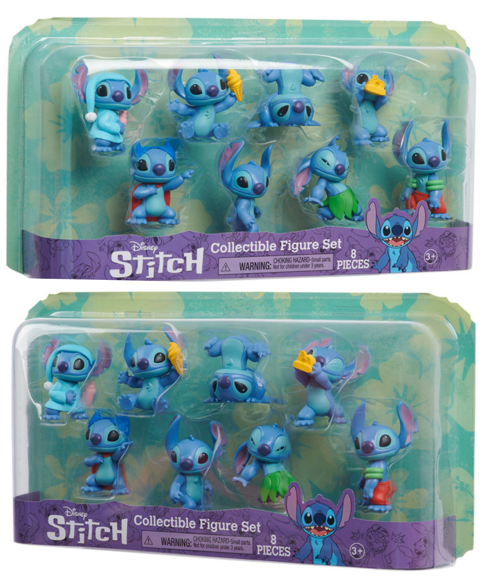 مجموعة ديزني ليلو وستيتش، 8 قطع، مقاس 5 سم، قابلة للتجميع، ألعاب أطفال مرخصة رسميًا من جاست بلاي، مناسبة للأطفال من الأولاد والبنات، من عمر 3 سنوات فما فوق