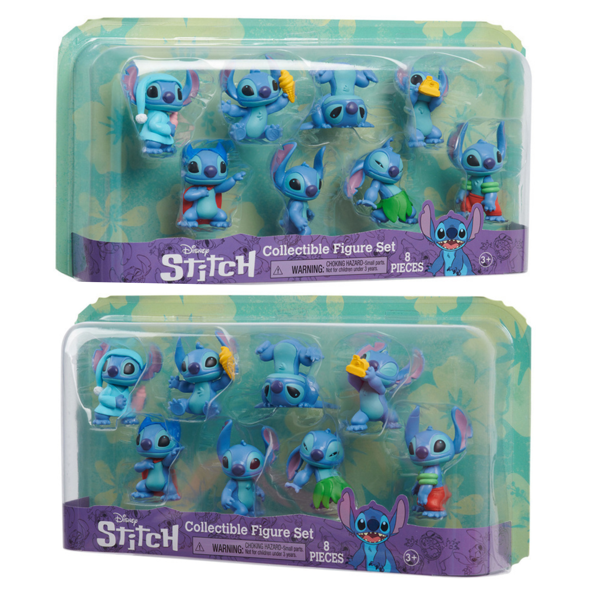 مجموعة ديزني ليلو وستيتش، 8 قطع، مقاس 5 سم، قابلة للتجميع، ألعاب أطفال مرخصة رسميًا من جاست بلاي، مناسبة للأطفال من الأولاد والبنات، من عمر 3 سنوات فما فوق